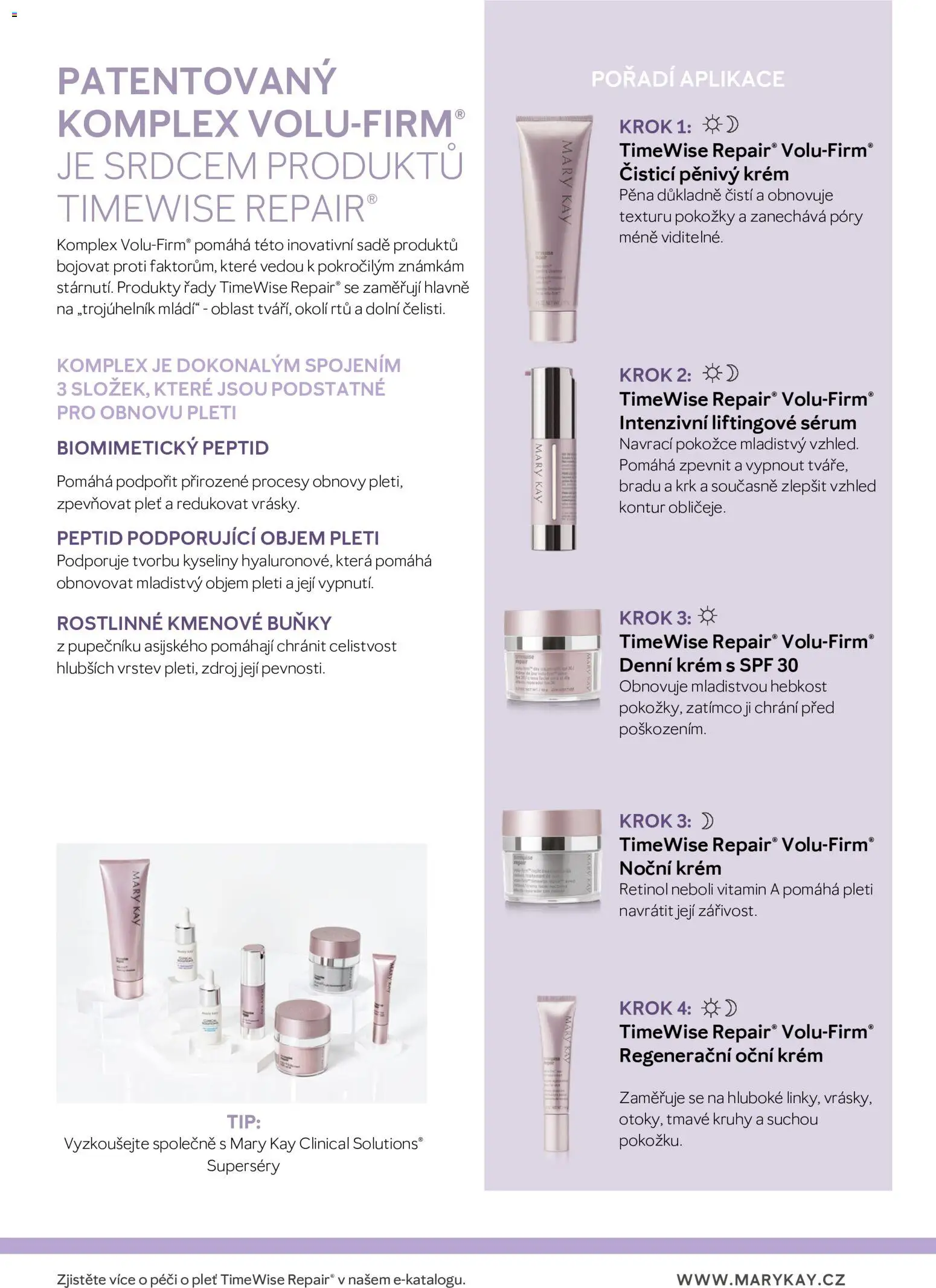 Mary Kay katalog - Průvodce péčí o pleť od 03.08.2026 | Strana: 33 | Produkty: Sérum, Krém