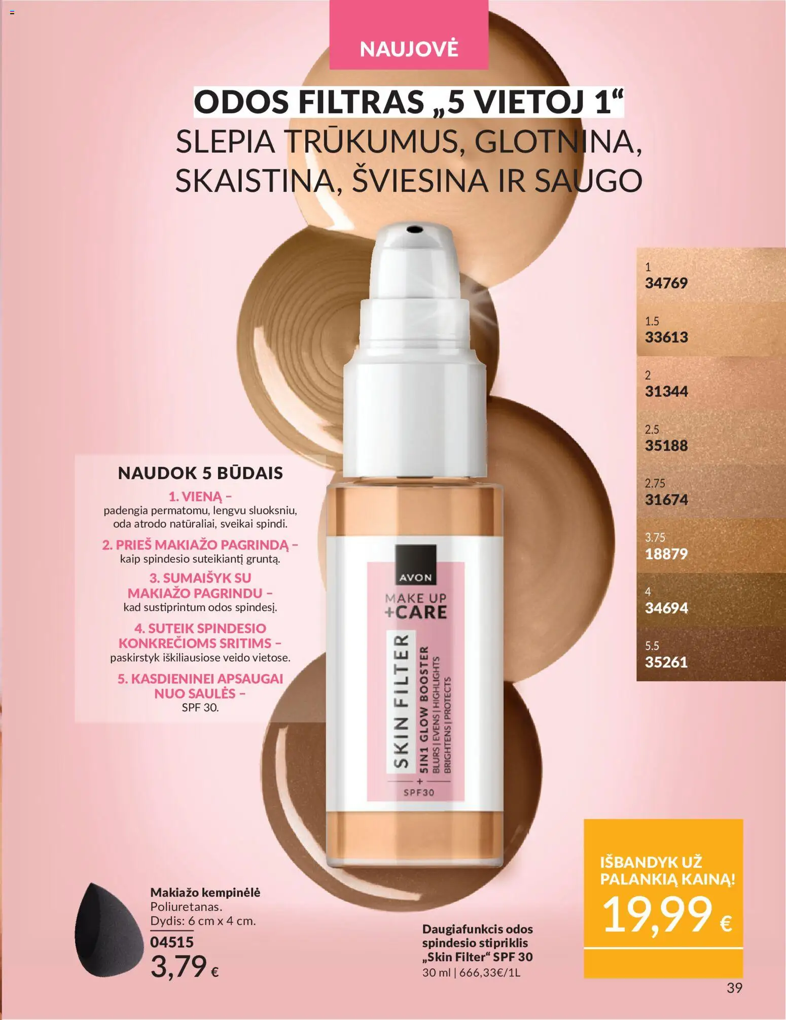 AVON akcijos nuo 01.06.2026 | Puslapis: 39