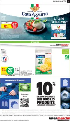 Intermarché - Prévisualisation de Intermarché - Découvrez nos offres valide à partir de 04/08/2026 | Page: 7 | Produits: Poids, Emmental, Lait, Fromage