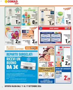 Anteprima del volantino SPREMUTA DI ARANCE BIONDE CONAD, bionde, rosse, 750 ml valido a partire dal 11/09/2026 | Pagina: 4