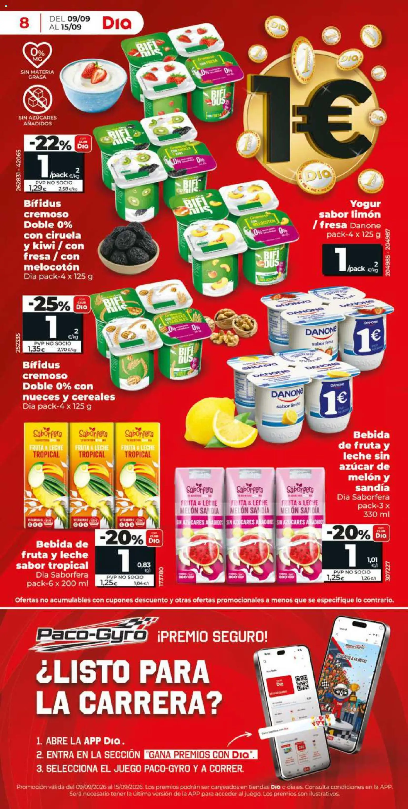 Dia - folleto │ válido desde el 09/09/2026 | Página: 8 | Productos: Nueces, Leche, Cereales, Kiwi