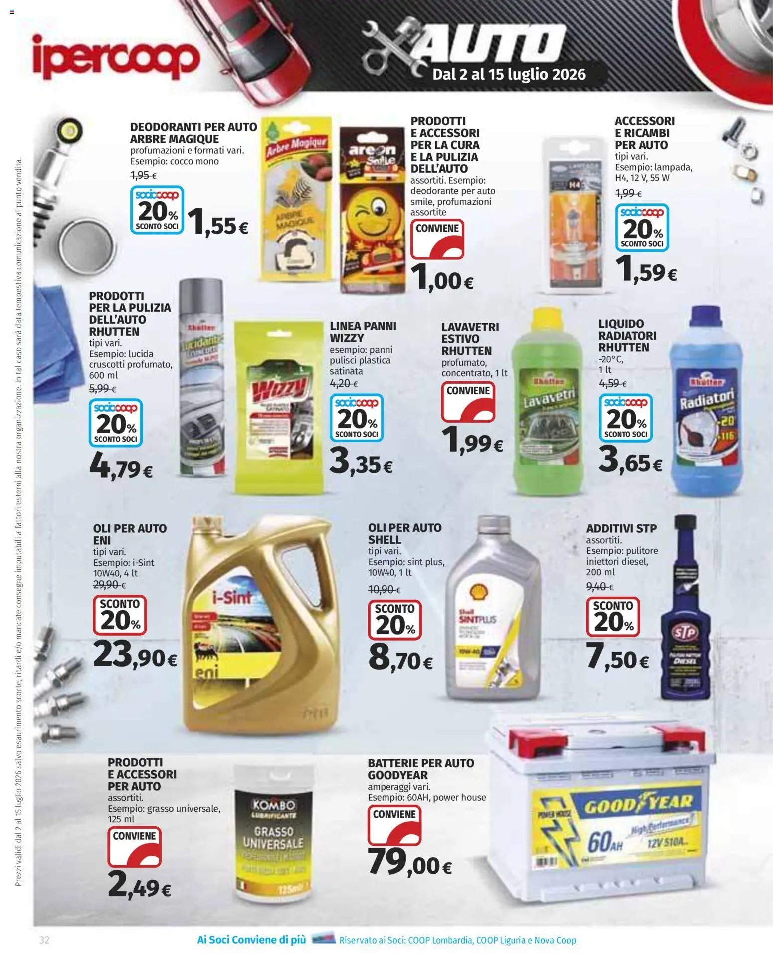Volantino Ipercoop del 02/07/2026 | Pagina: 32 | Prodotti: Deodorante, Lubrificante, Data, Cocco