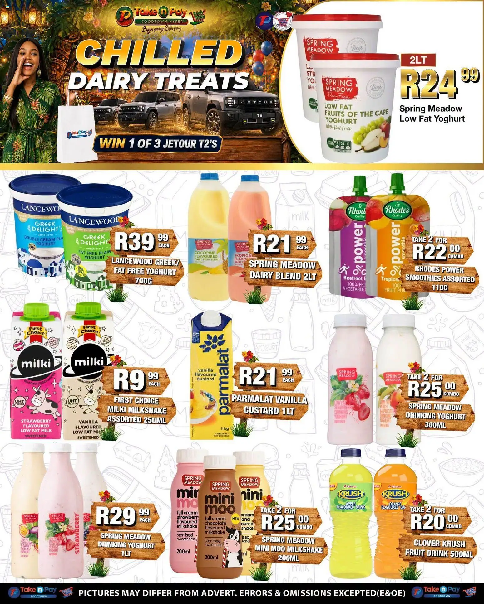New Take n Pay catalogue – valid from 20/07/2026 | Page: 30 | Products: Gloves, Milk, Fruit, Dairy blend