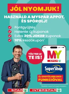 Spar akciós újság - amely érvényes a következő dátumtól: 21.05.2026 | Oldal: 19