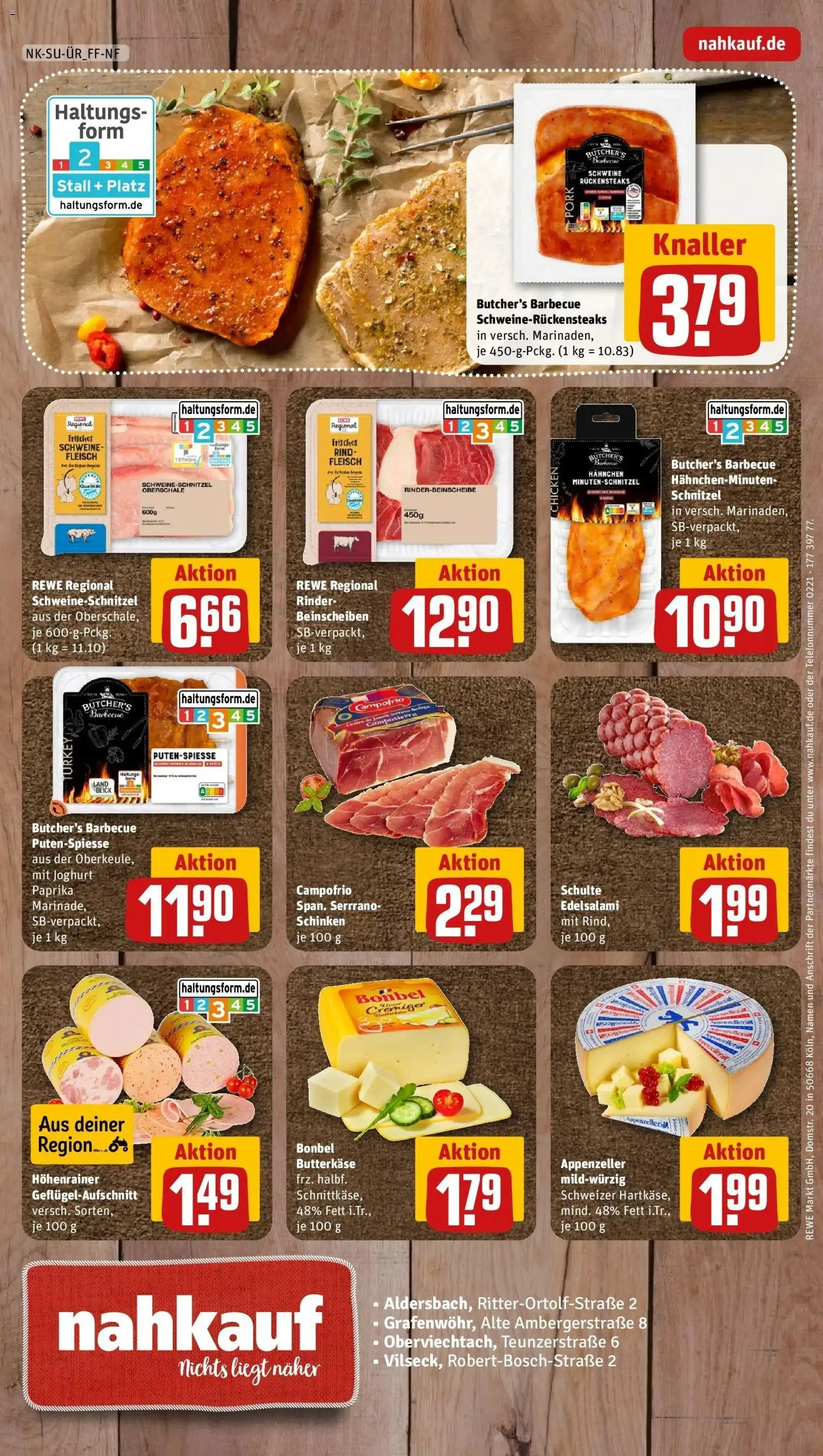 Rewe Prospekt Oberviechtach	 – gültig ab 10.05.2026 | Seite: 8 | Produkte: Hahnchen, Butter, Joghurt, Schnitzel