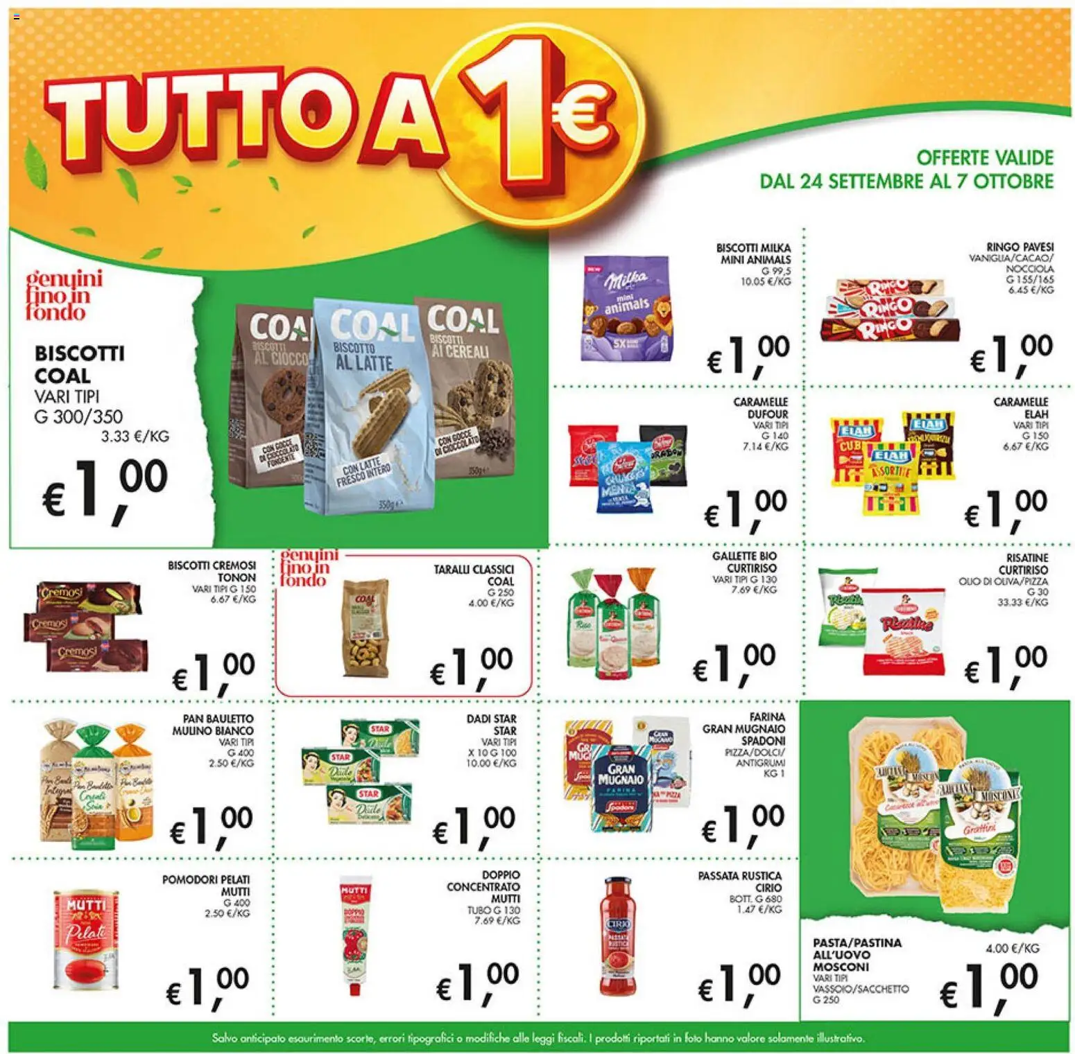 Volantino Coal del 24/09/2026 | Pagina: 3 | Prodotti: Cioccolato, Caramelle, Latte, Cocco