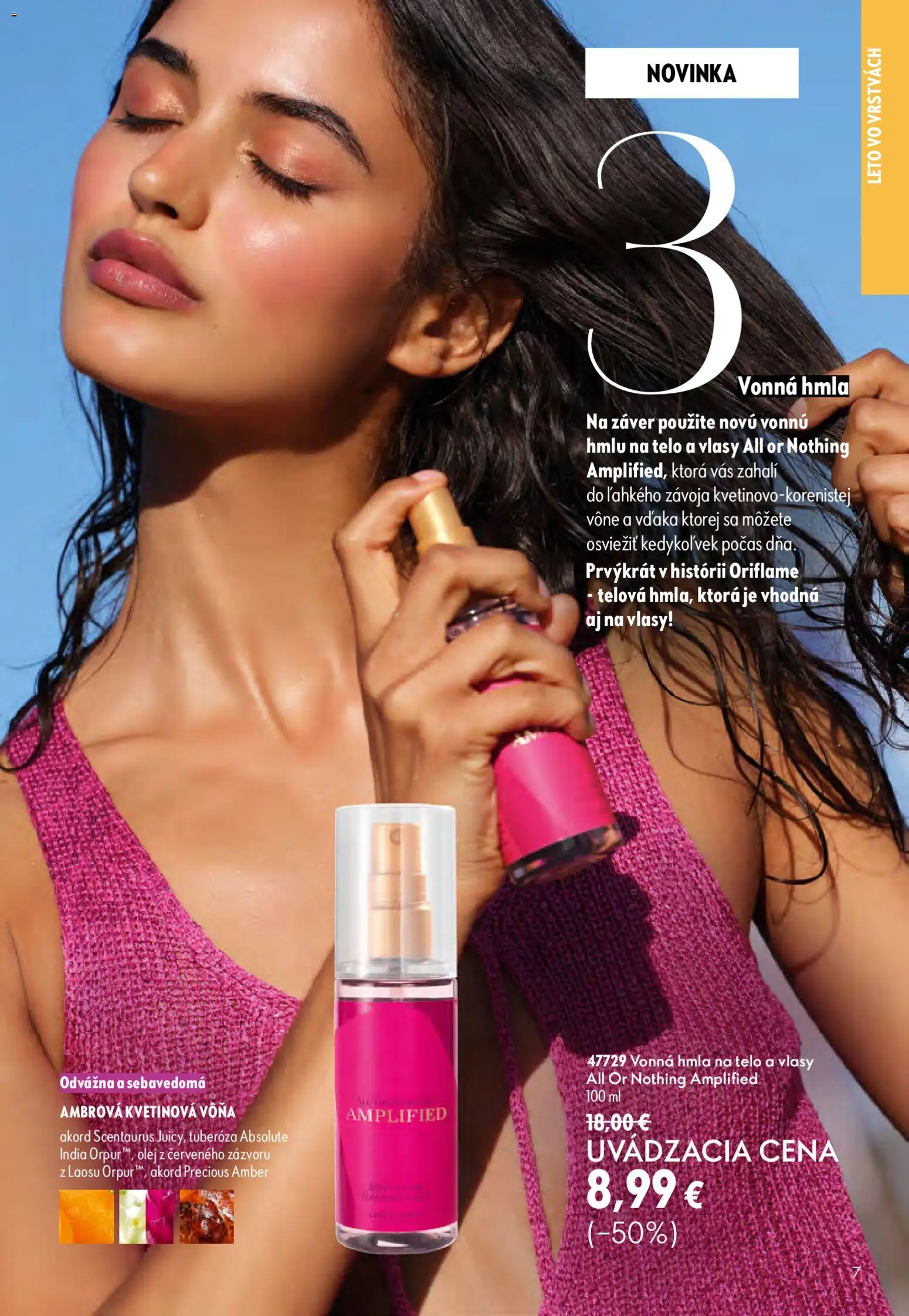 Nové Oriflame akcie – leták je platný od 17.06.2026 | Strana: 7 | Produkty: Olej