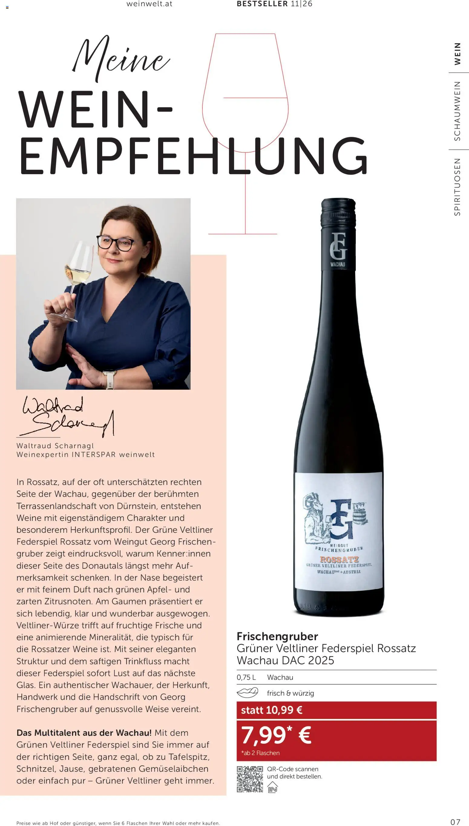 Interspar BEST -  SELLER gültig ab 15.10.2026 | Seite: 7 | Produkte: Duft, Wein, Äpfel