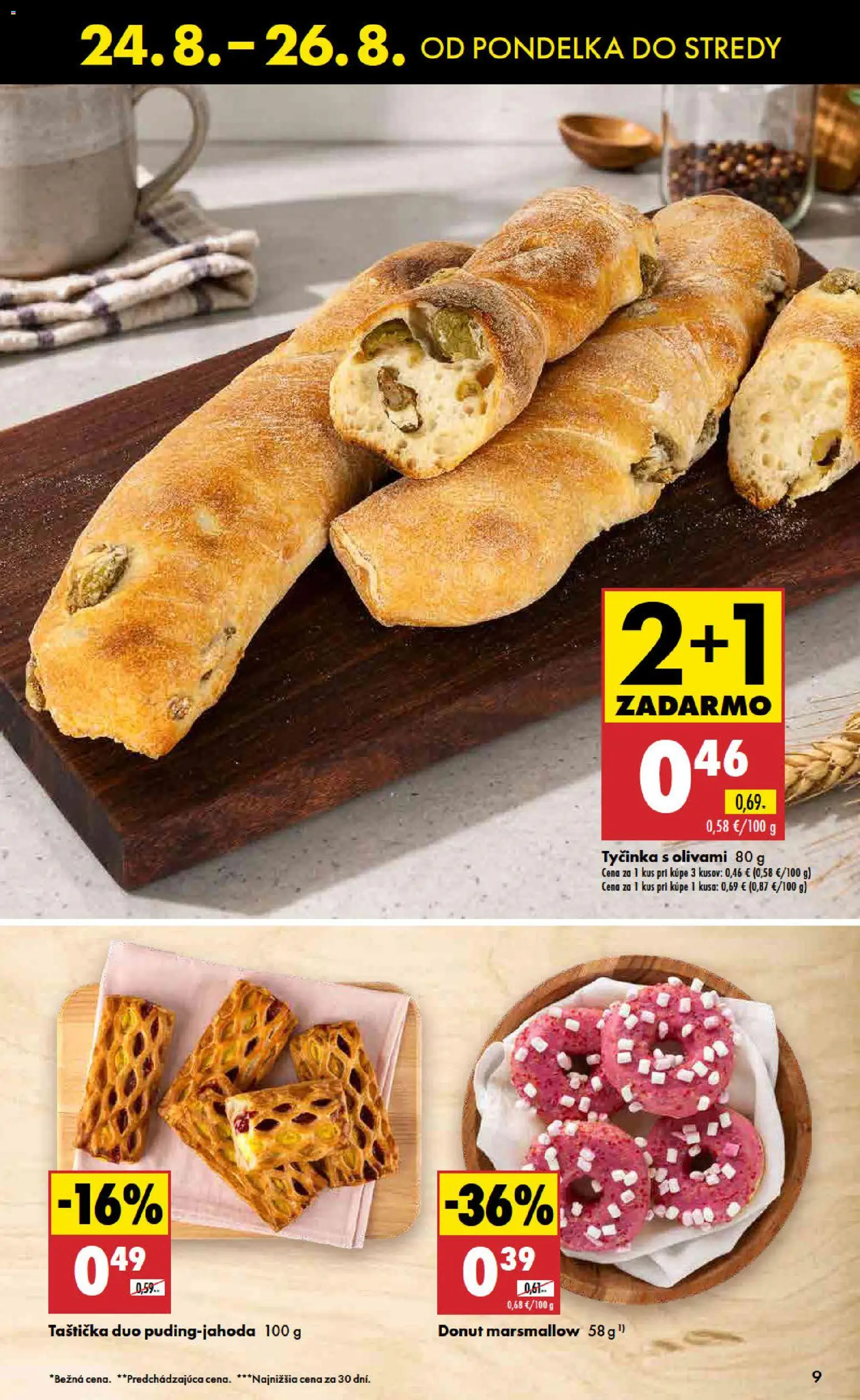 Nové Biedronka akcie – leták je platný od 24.08.2026 | Strana: 9 | Produkty: Donut