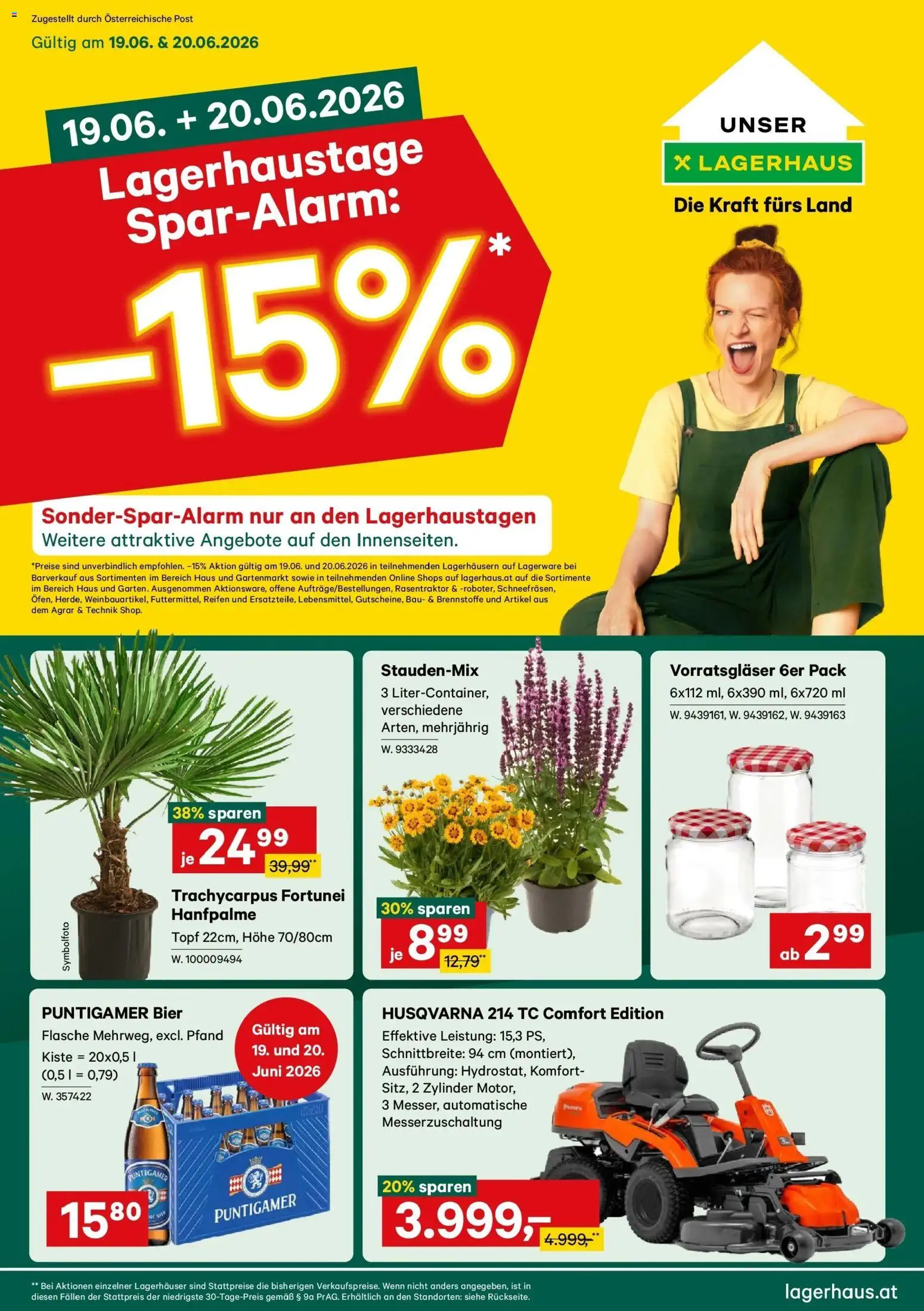 Lagerhaus - Wochen Angebote gültig ab 18.06.2026 | Seite: 1 | Produkte: Bier