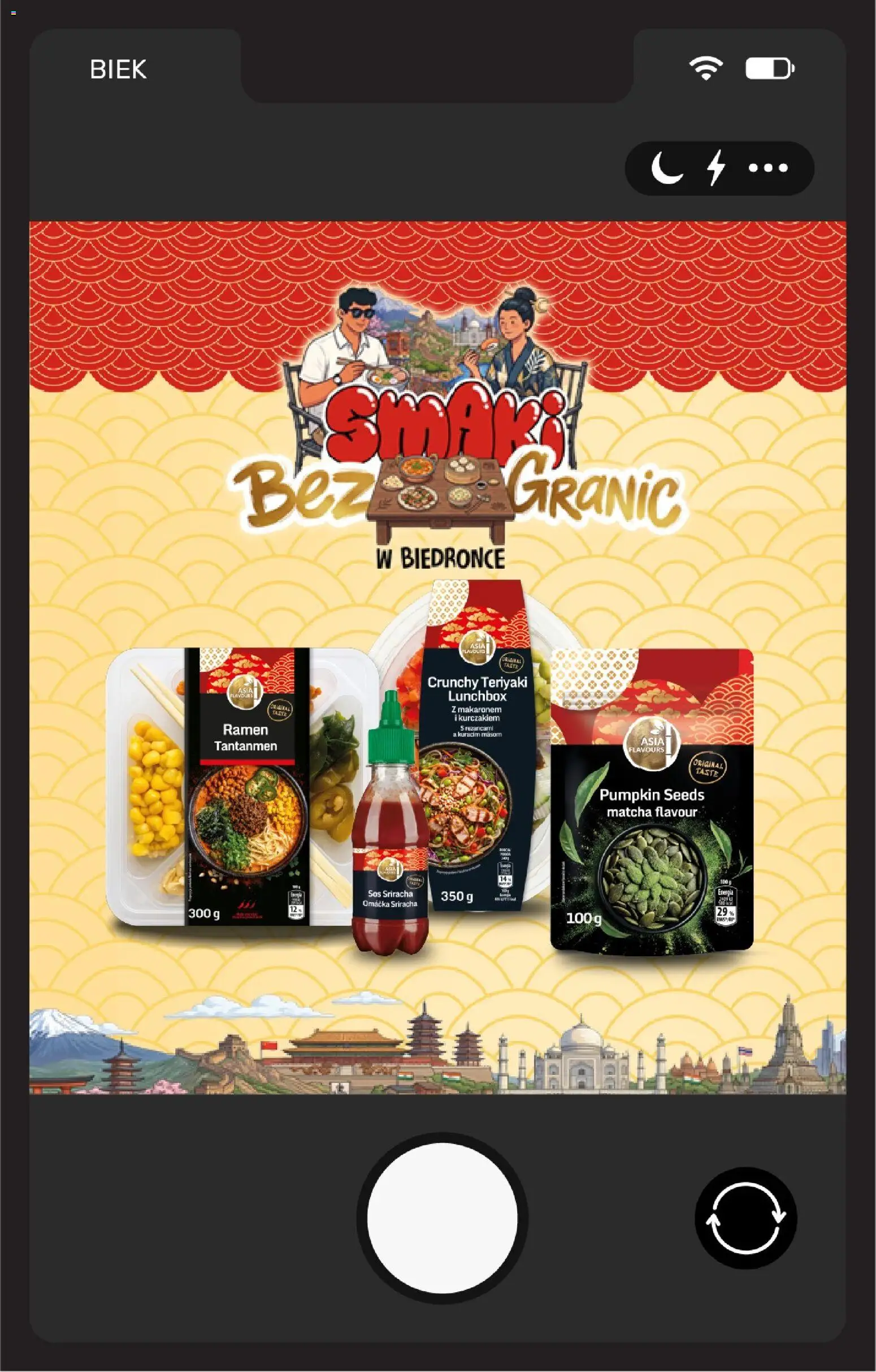Biedronka Polsko leták - BIEK od 16.10.2026 | Strana: 18 | Produkty: Sriracha, Matcha