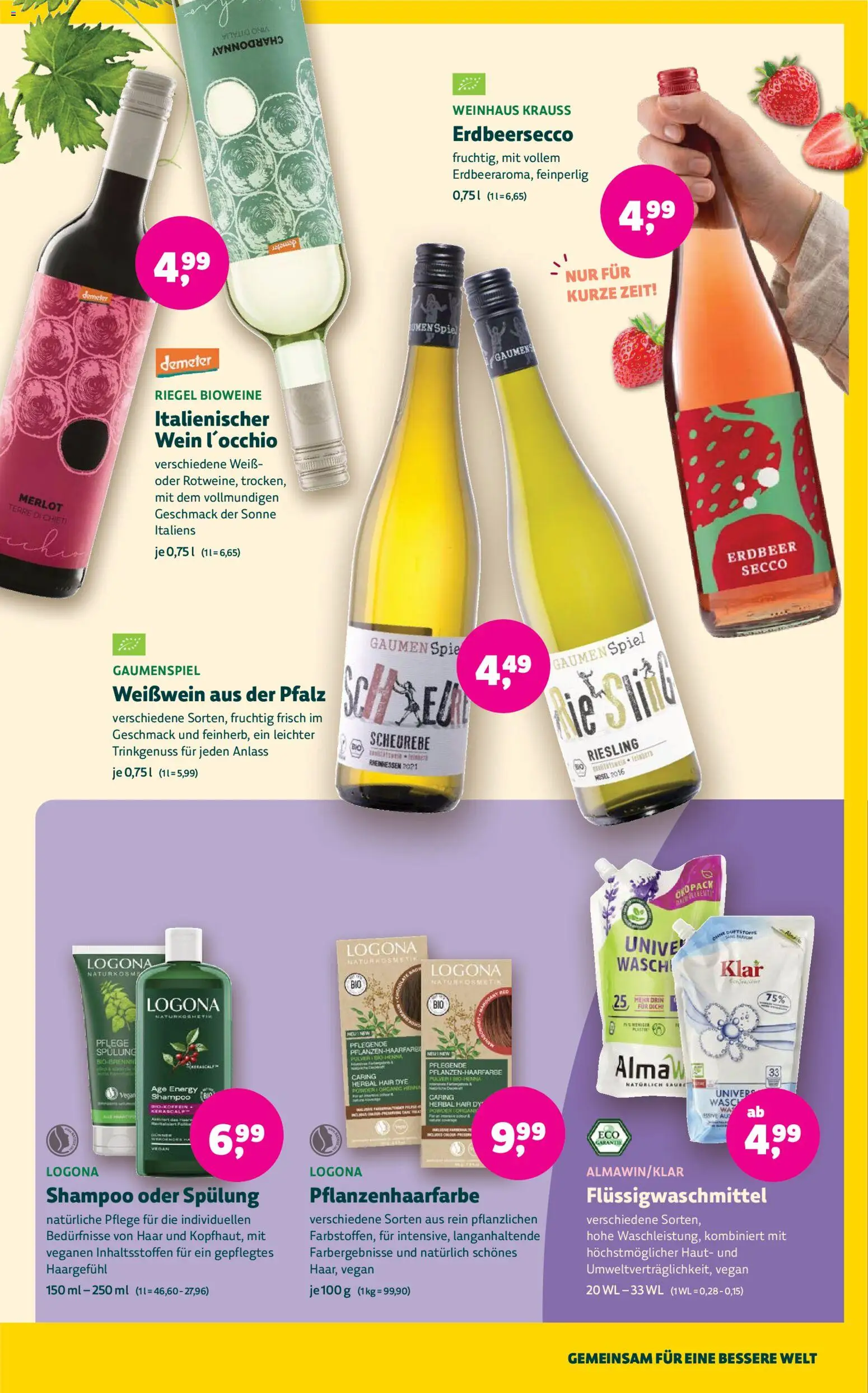 BioMarkt Prospekt – gültig ab 17.06.2026 | Seite: 13 | Produkte: Spiel, Energy, Weißwein, Wein