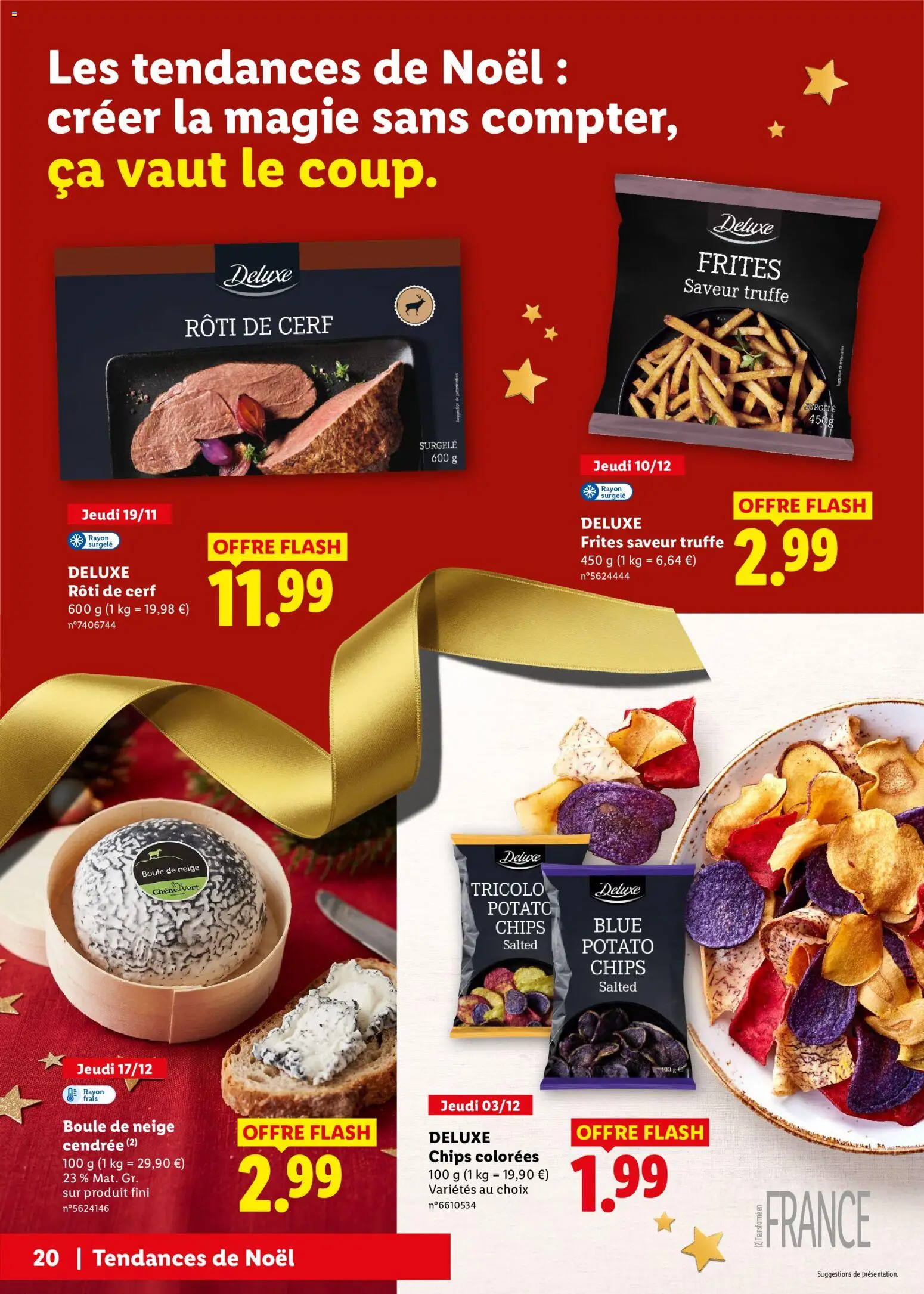 {H1} | Page: 20 | Produits: Frites, Chips