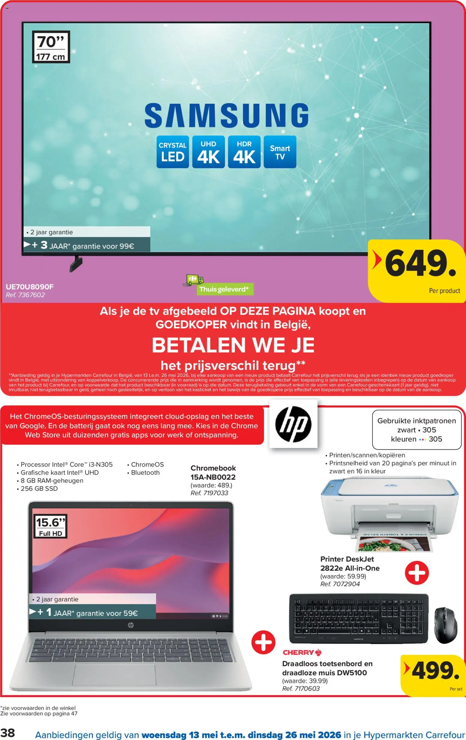 {H1} | Pagina: 38 | Producten: Tv, Batterij, Kaart, Muis