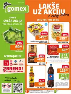 Gomex katalog - pregled Gomex kataloga - važi od 27.05.2026