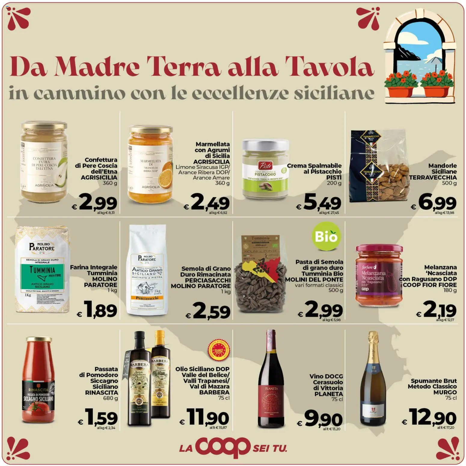 Volantino COOP del 19.05.2026 | Pagina: 4 | Prodotti: Crema, Agrumi, Passata di pomodoro, Macinato