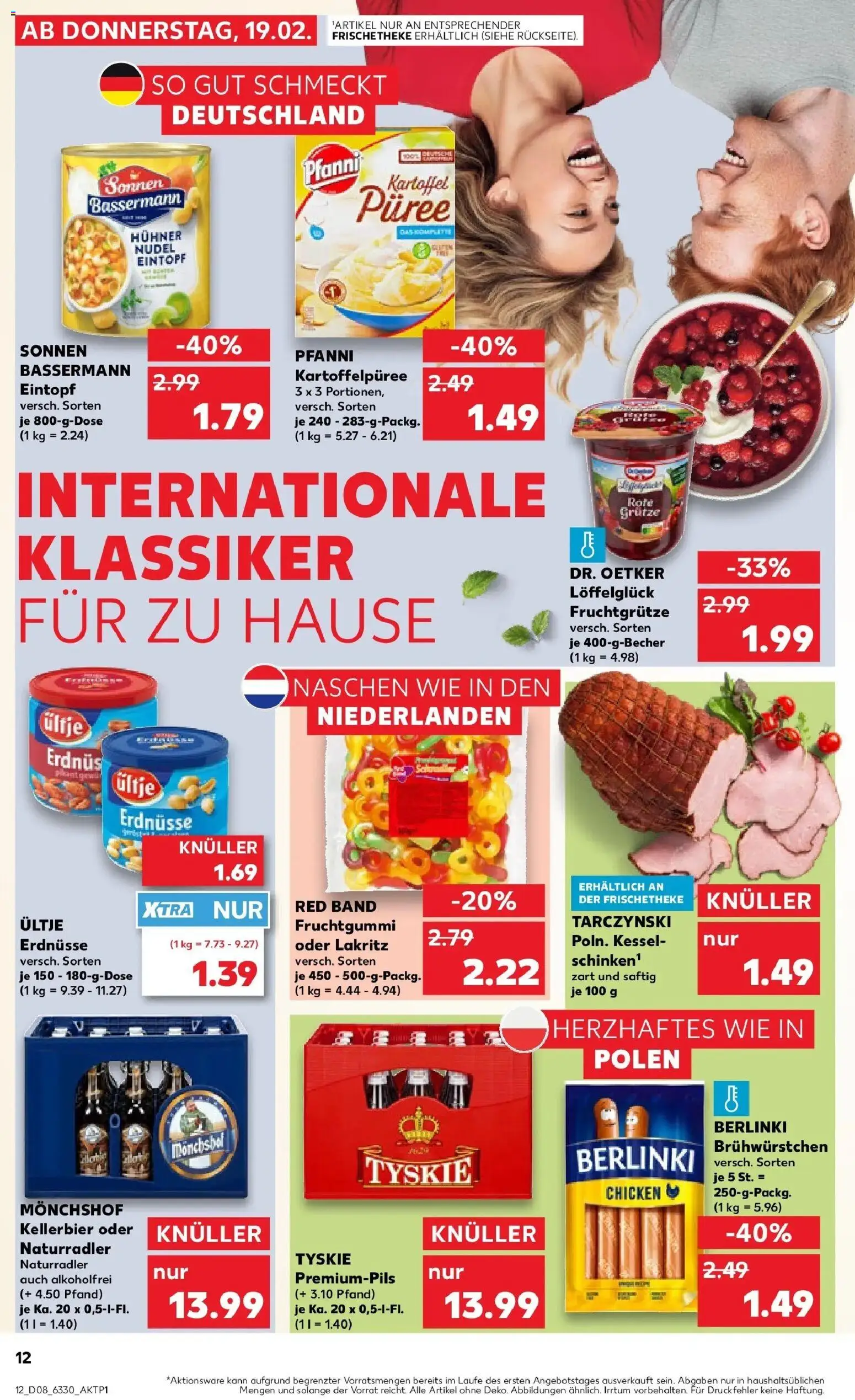 Kaufland prospekt Eschwege	 – gültig ab 19.02.2026 | Seite: 20 | Produkte: Monchshof, Ultje erdnusse, Erdnüsse, Tyskie