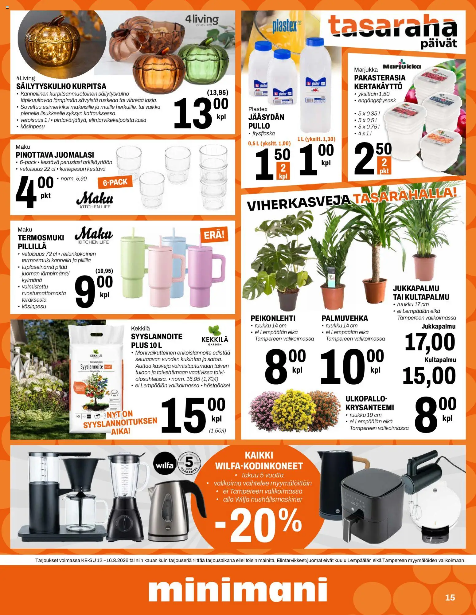 Minimani tarjoukset – voimassa 12/08/2026 alkaen | Sivu: 15
