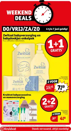 Kruidvat folder week 23 - Voorbeeld van een folder van Kruidvat, geldig van 02.06.2026 | Pagina: 19 | Producten: Kan, Babydoekjes, Gel, Festék