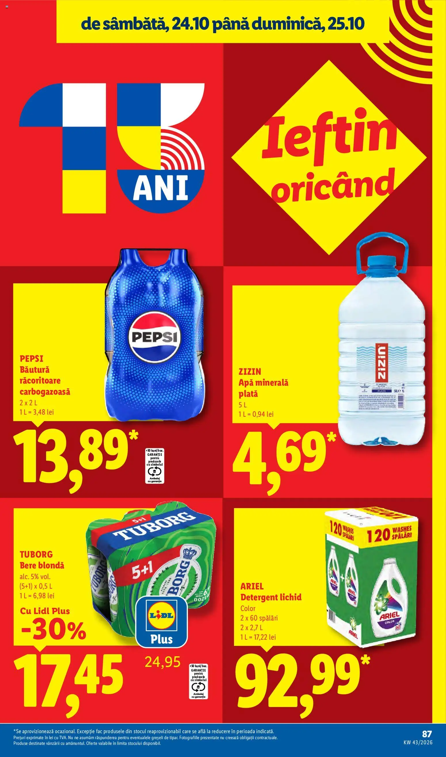 Noul catalog Lidl – valabil de la 19.10.2026 | Pagină: 87
