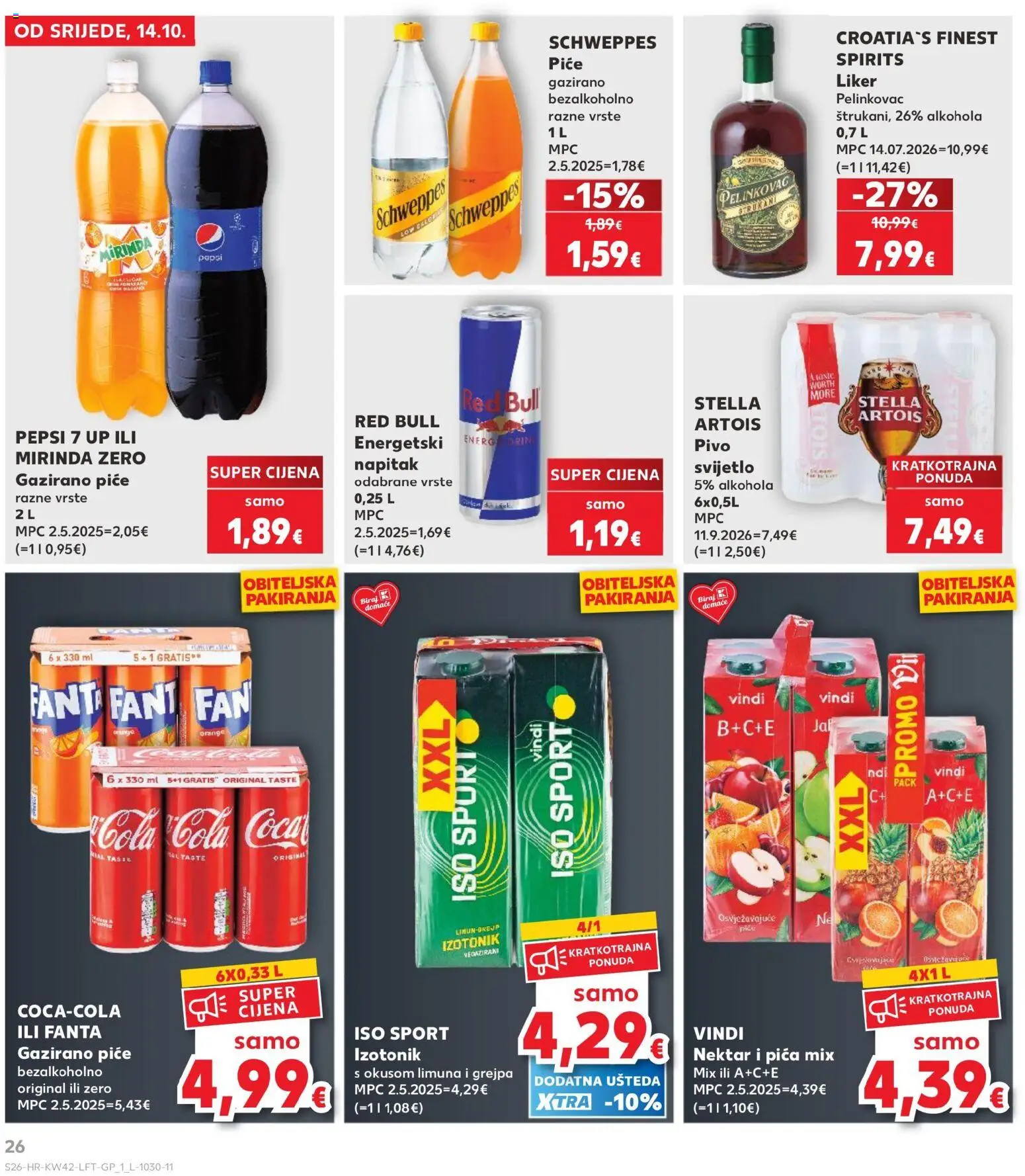 Kaufland HR akciós ujság - amely érvényes a következő dátumtól: 2026.10.14. | Oldal: 26