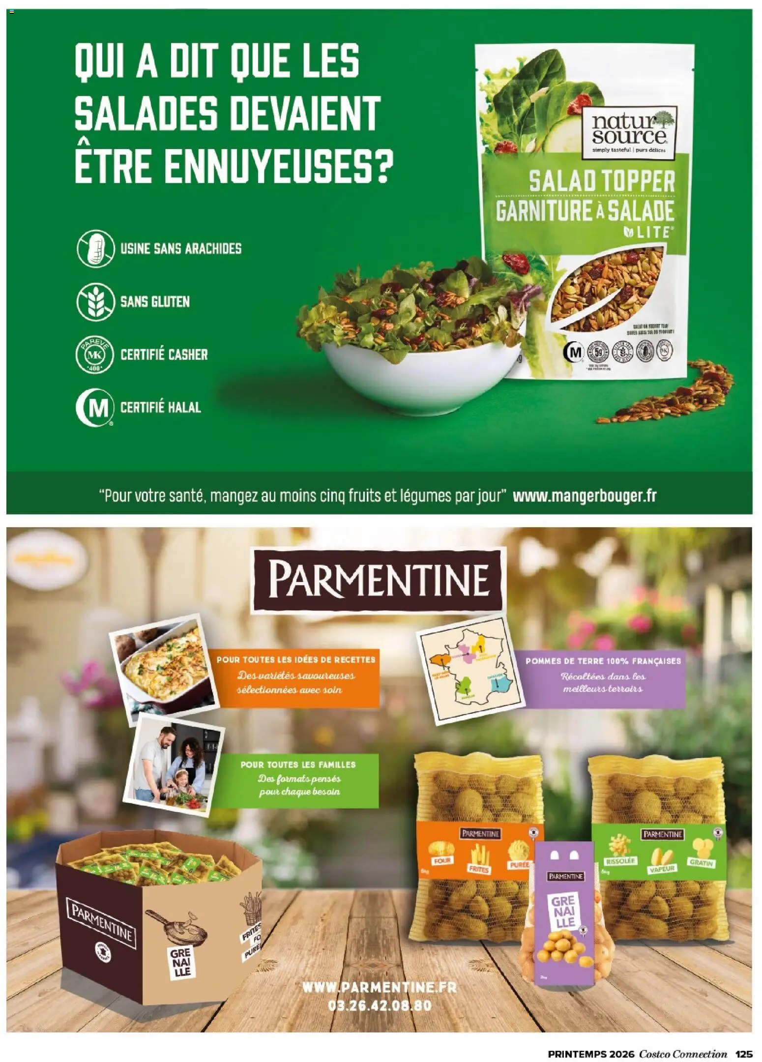 {H1} | Page: 125 | Produits: Salade, Four, Pommes, Pommes de terre
