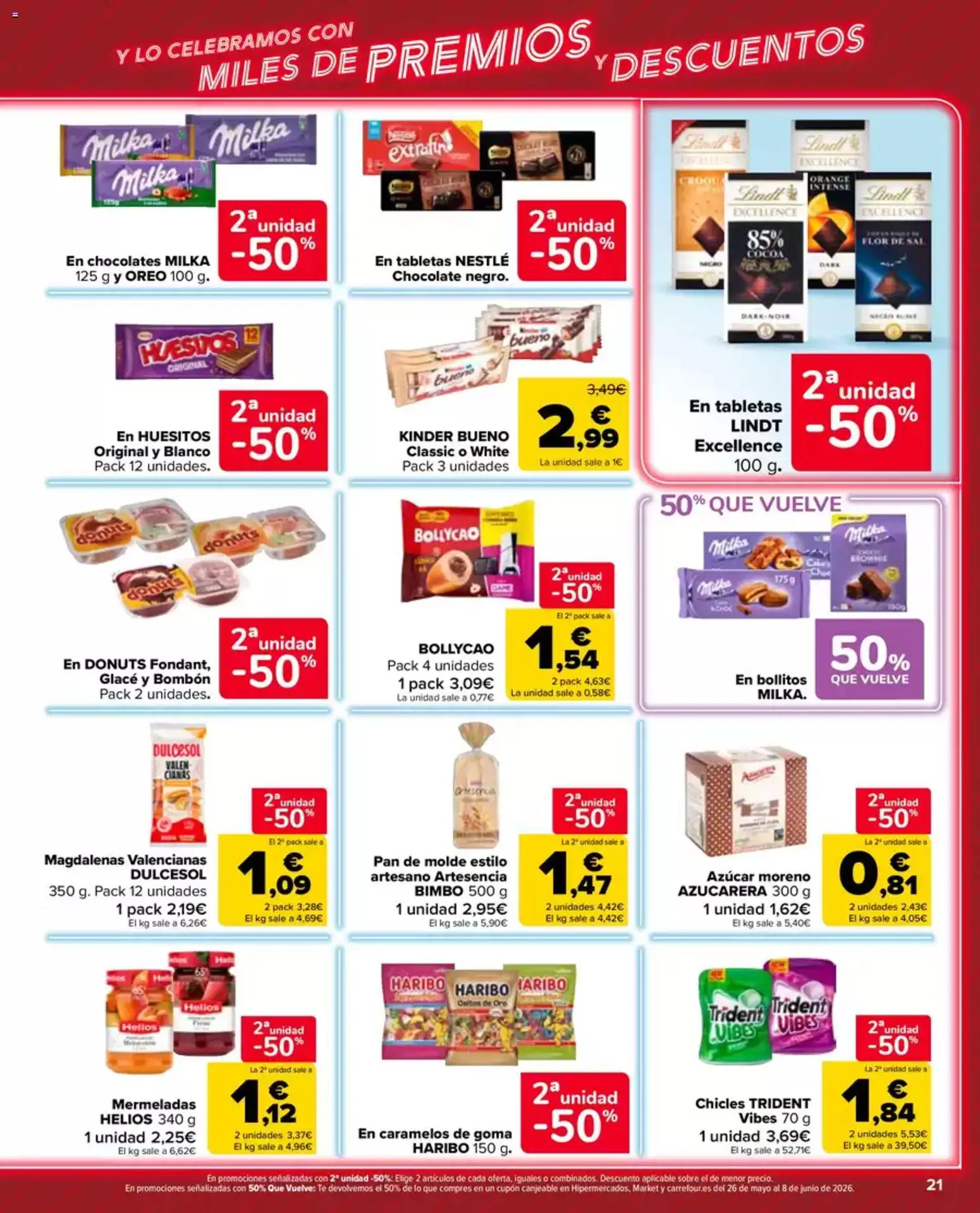 Carrefour Market folleto │ válido desde el 12.05.2026 | Página: 21 | Productos: Pan, Κεραία, Pan de molde, Magdalenas