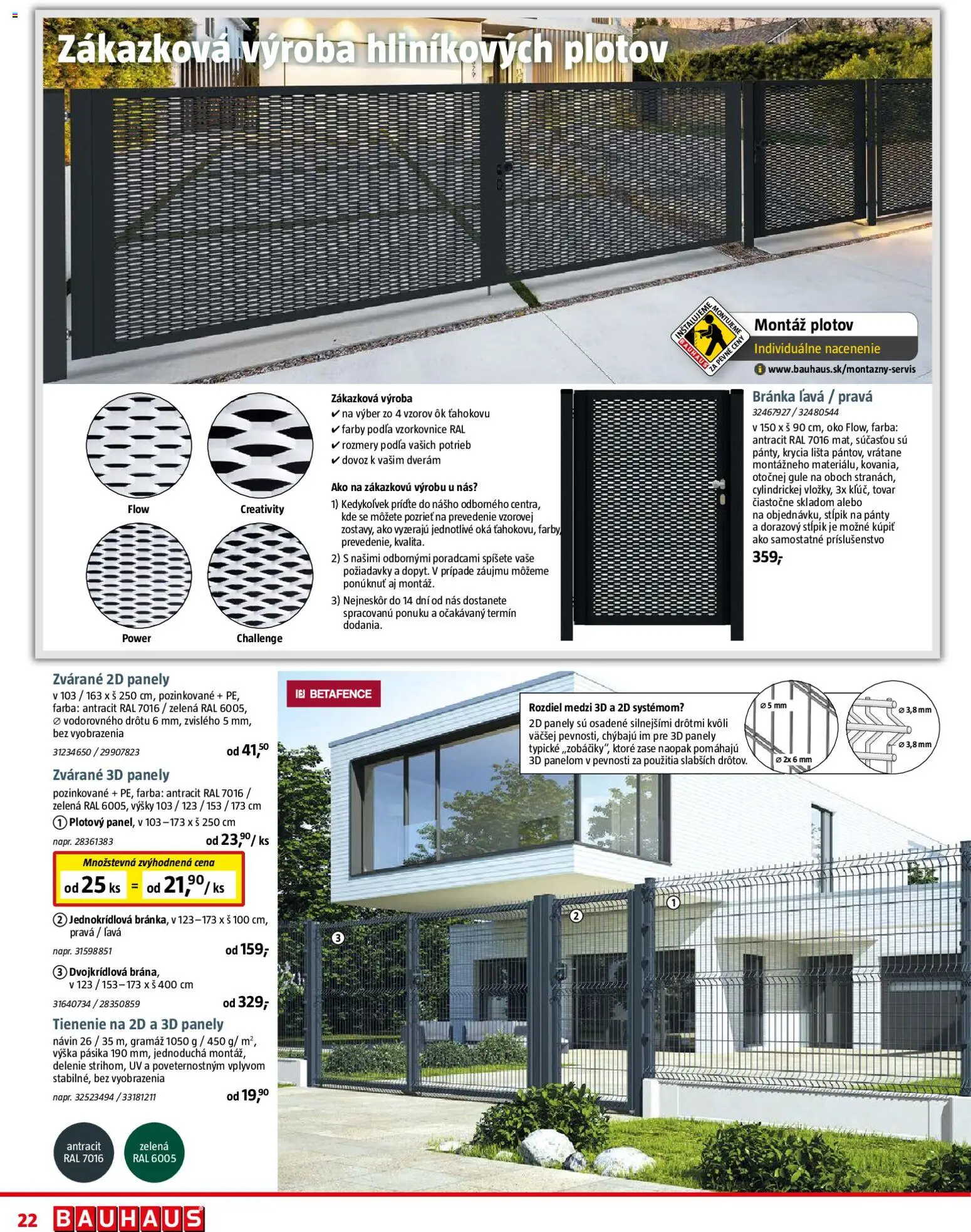Nové Bauhaus akcie – leták je platný od 04.05.2026 | Strana: 22 | Produkty: Panely
