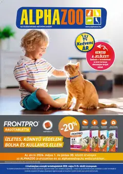AlphaZoo akciós újság - amely érvényes a következő dátumtól: 11.05.2026