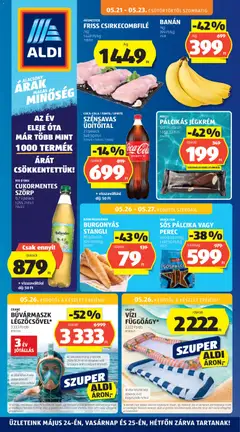 Aldi akciós újság - amely érvényes a következő dátumtól: 21.05.2026