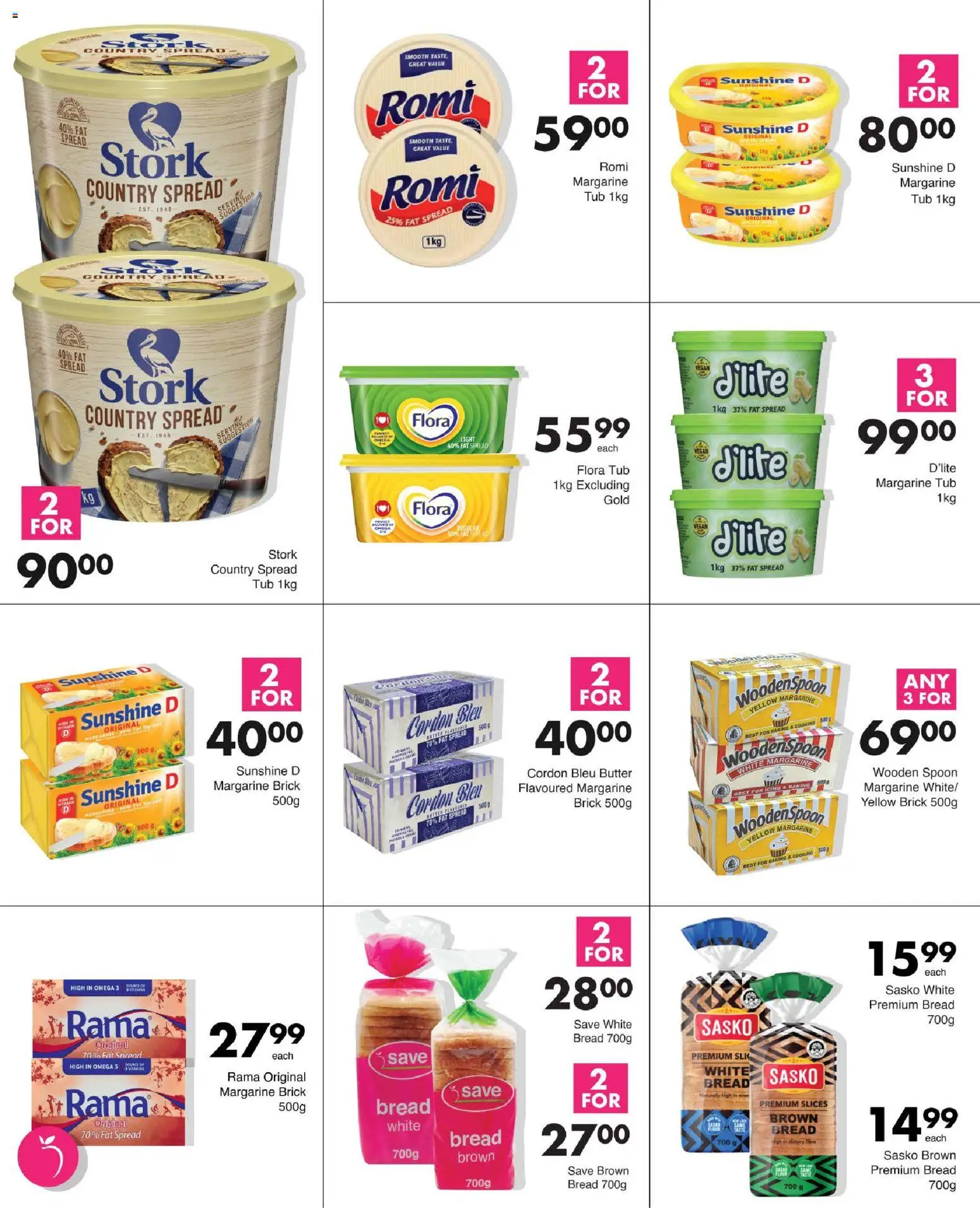 New Save catalogue – valid from 27/08/2026 | Page: 10 | Products: Spread, Butter, Bread, Margarine