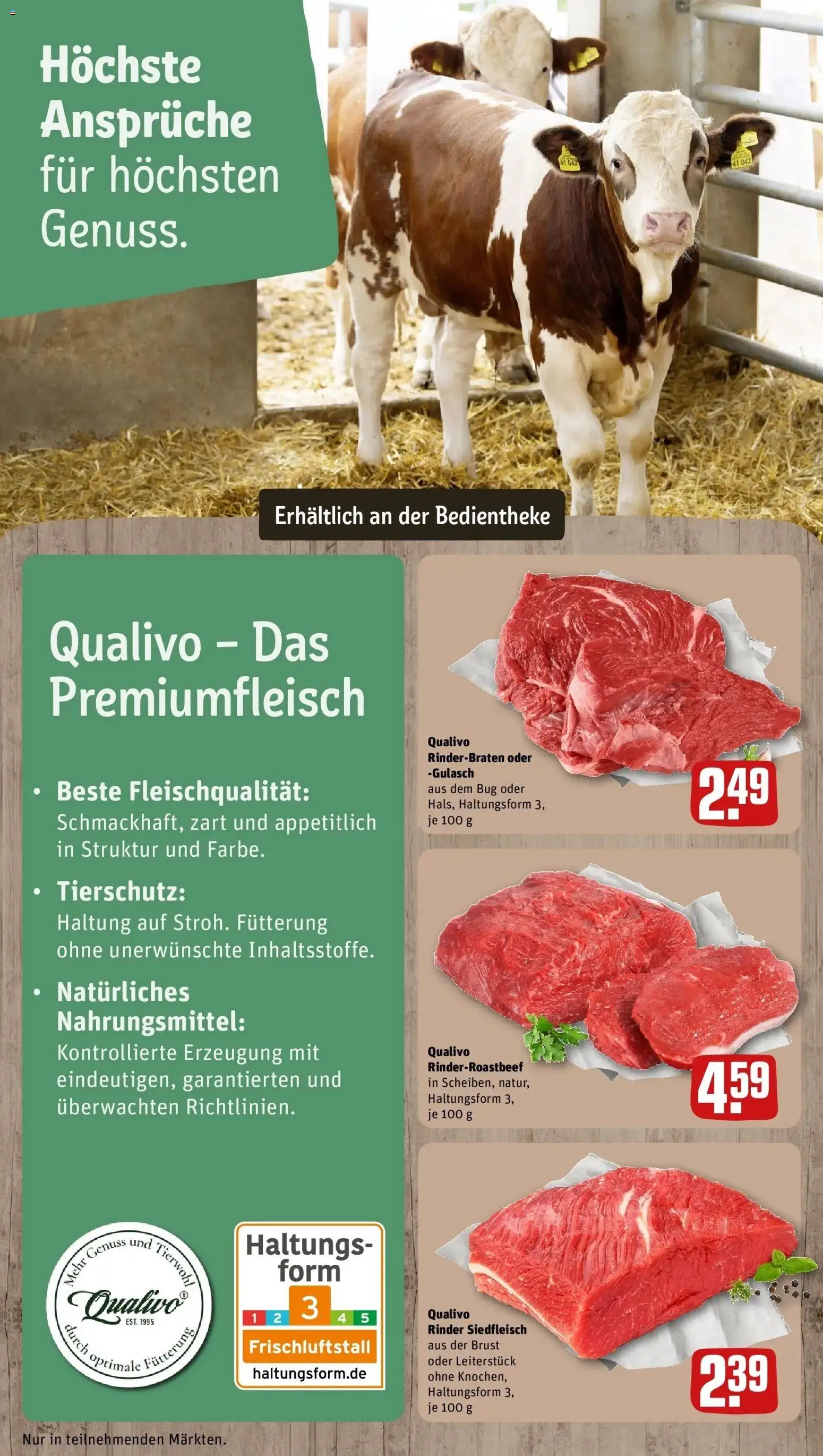 REWE Prospekt ab 28.09.2026 zum Blättern » Angebote | Seite: 20 | Produkte: Rinderbraten, Gulasch