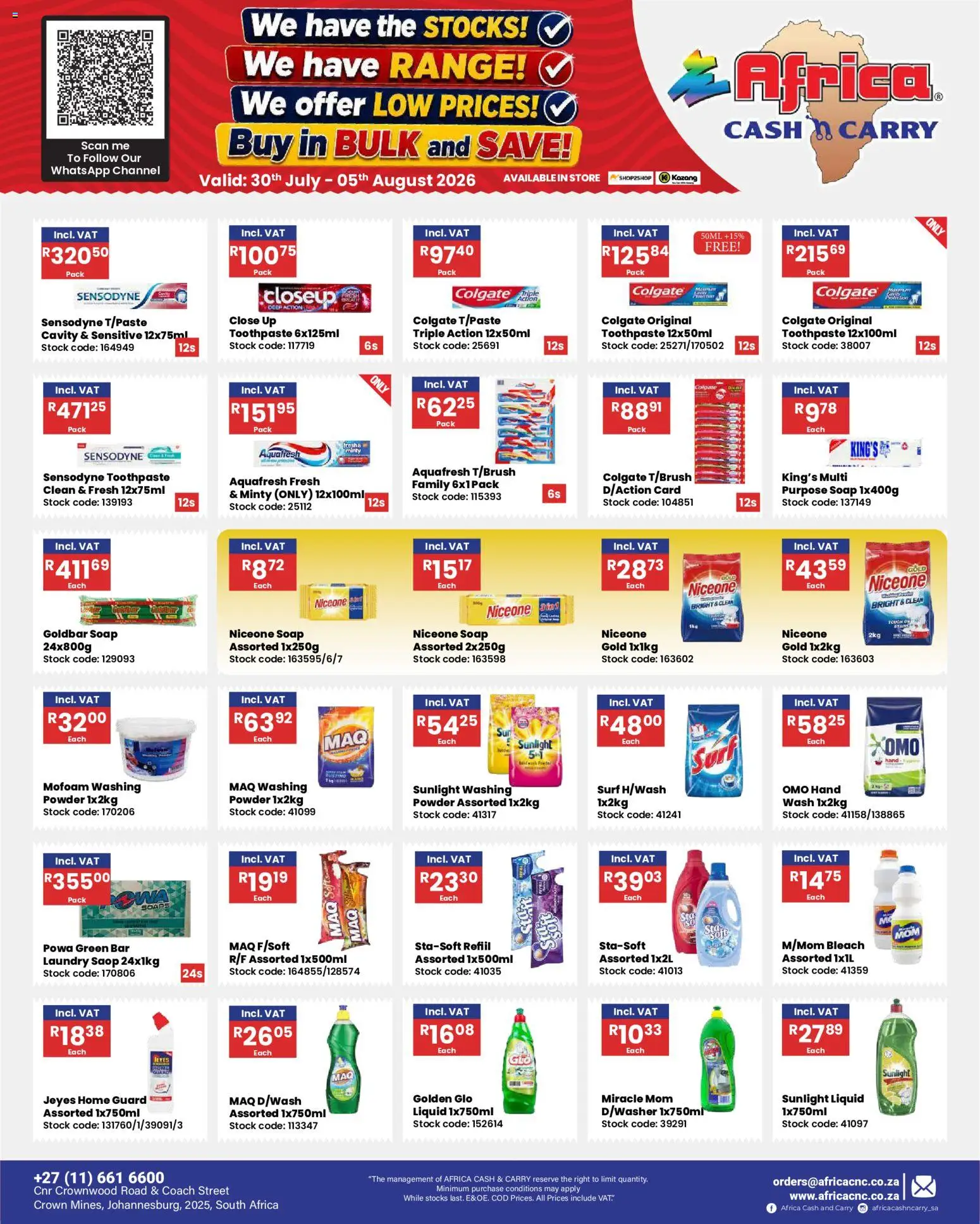 New Africa Cash & Carry catalogue – valid from 30/07/2026 | Page: 17