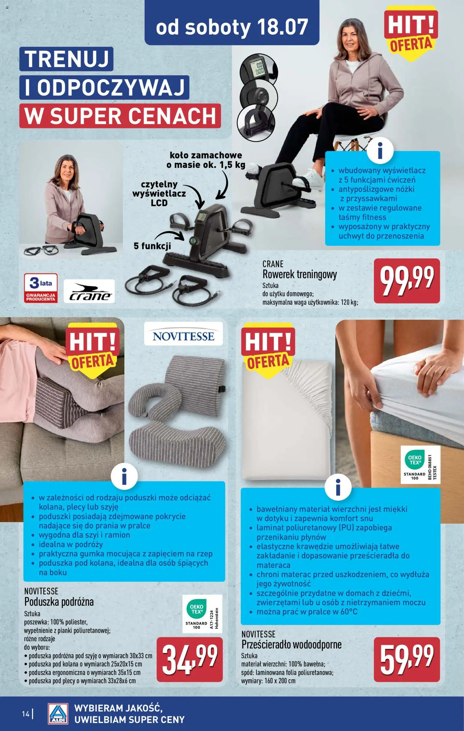 Aldi Polsko leták - Ostatnie sztuki w wybranych sklepach od 15.07.2026 | Strana: 14 | Produkty: Kolo