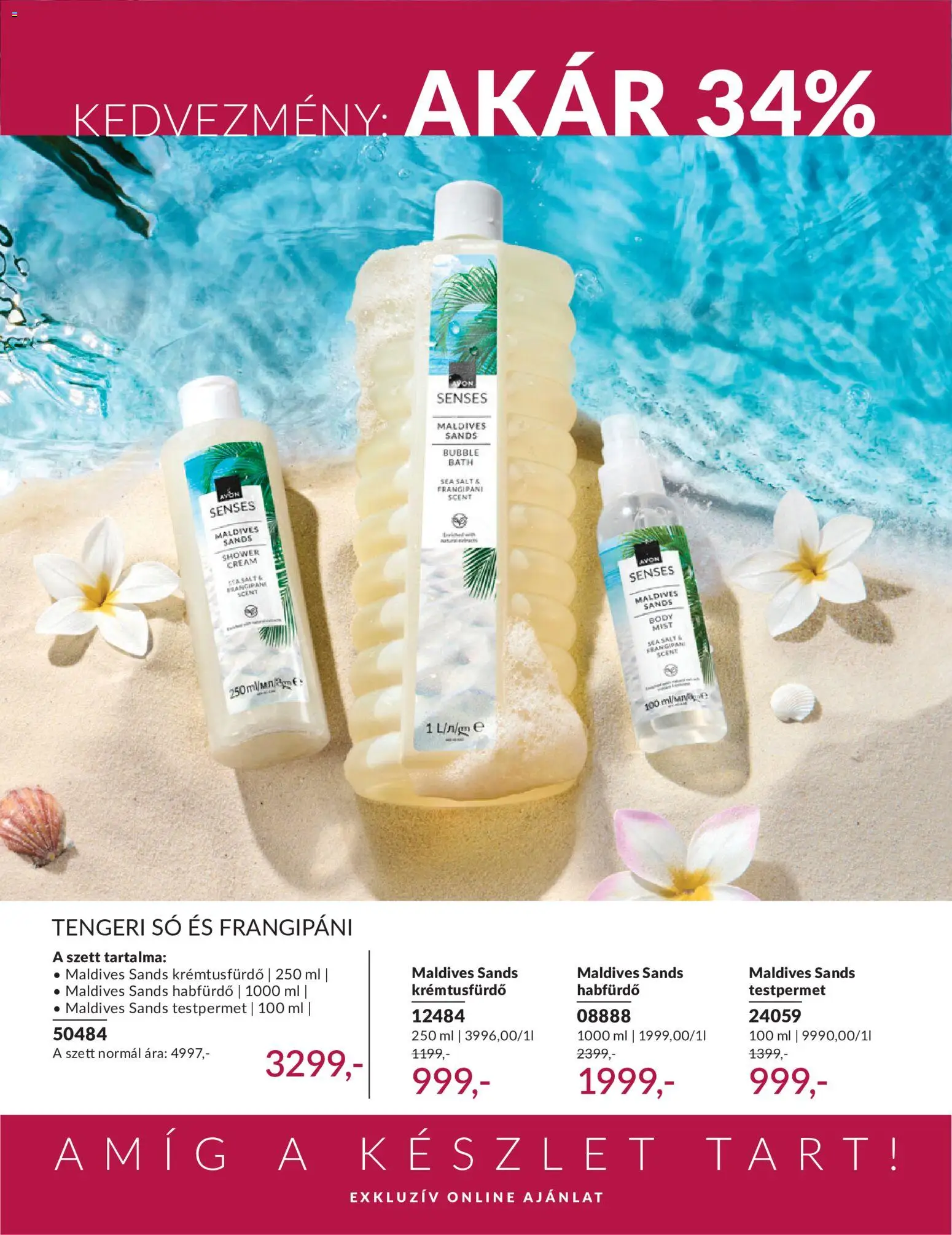 Avon akciós ujság - amely érvényes a következő dátumtól: 01.06.2026 | Oldal: 36 | Termékek: Testpermet, Body, Habfürdő, Só