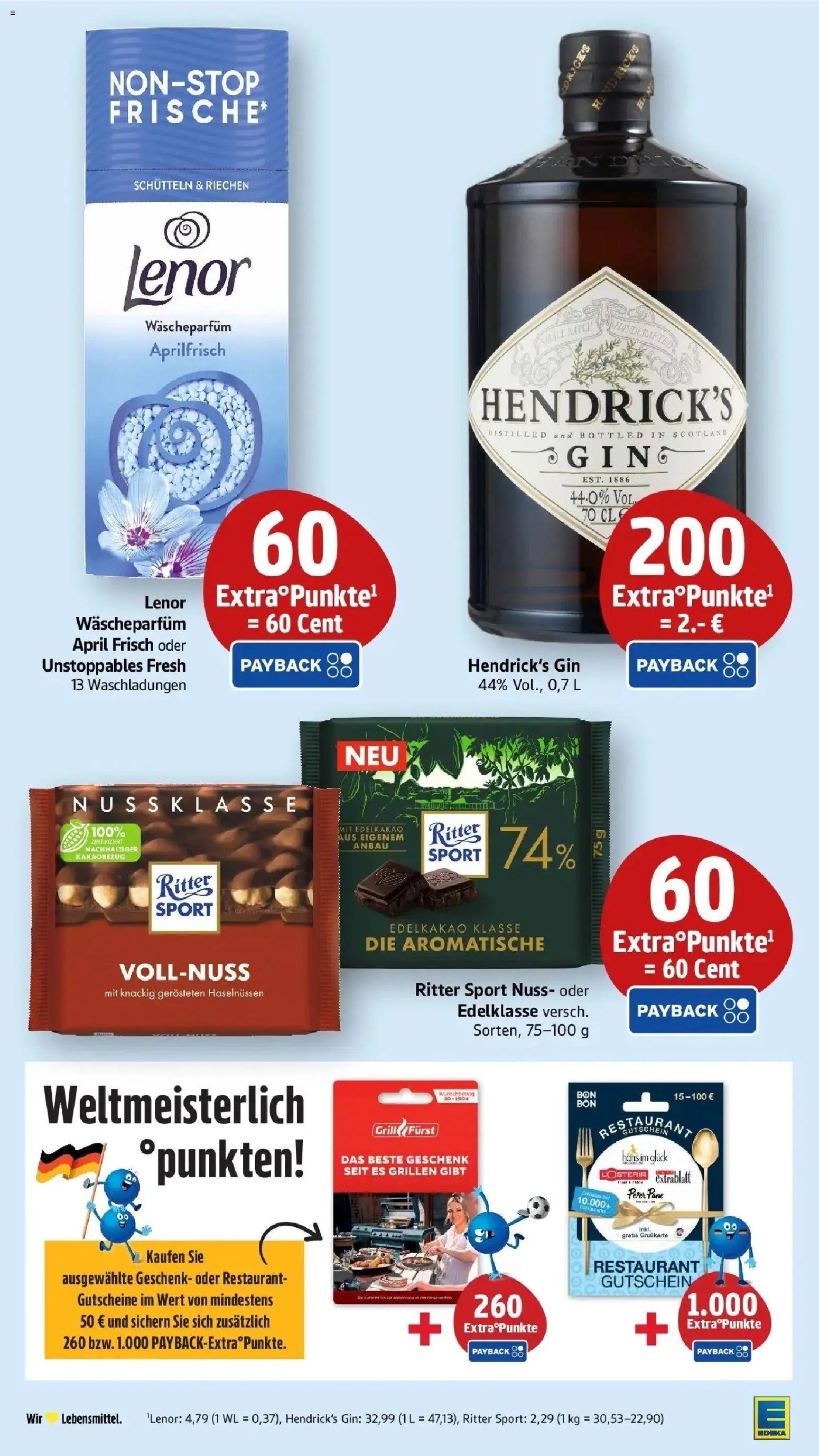 Edeka prospekt Ettenheim – gültig ab 08.06.2026 | Seite: 46 | Produkte: Lenor, Ritter sport, Pane, Gin