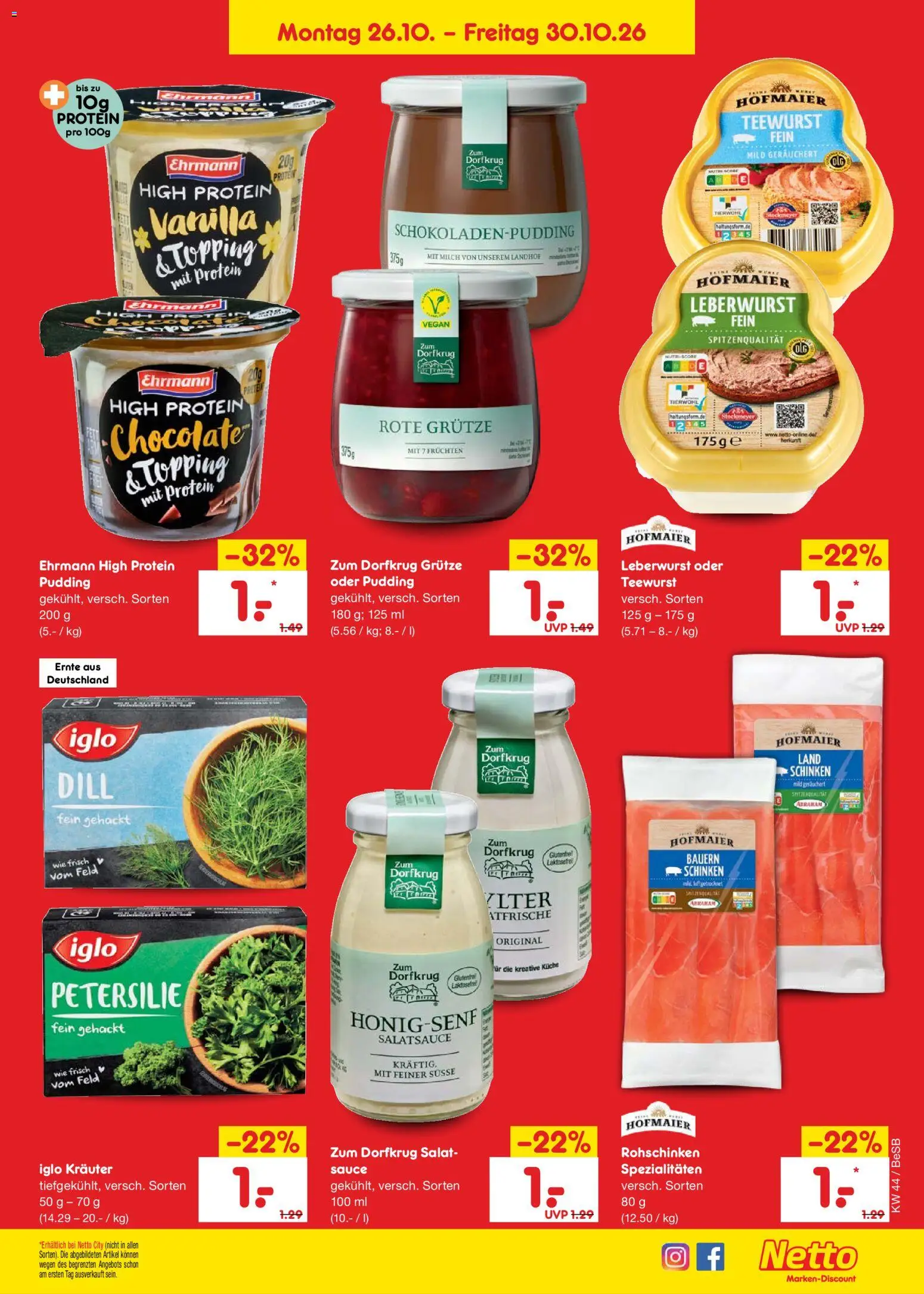 Netto Marken-Discount Prospekt – gültig ab 26.10.2026 | Seite: 25