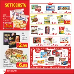 Anteprima del volantino MerSi Supermercati volantino valido a partire dal 09/09/2026 | Pagina: 4 | Prodotti: Pizza, Patatine, Gelato, Funghi
