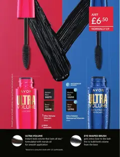 Preview of Avon - Offers valid from 01/07/2026 | Page: 52 | Products: Brush, Mascara, Oil