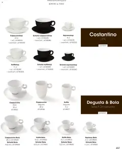 Hanos - Tableware magazine 2025-2026 - Voorbeeld van een folder van Hanos, geldig van 01.09.2025 | Pagina: 207 | Producten: Koffie, Thee, Cappuccino