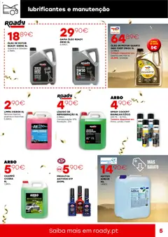 Pré-visualização Roady folheto válido de 28.05.2026 | Página: 5 | Produtos: Shampoo, Limpa vidros, Óleo