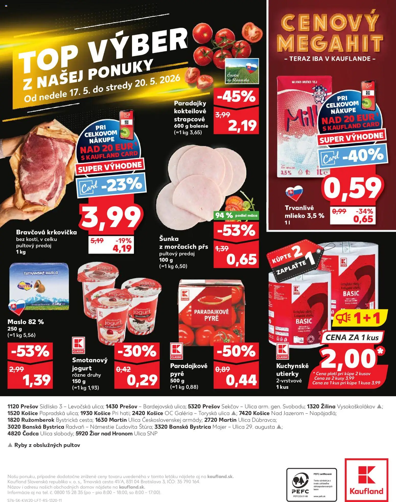 Nové Kaufland akcie – leták je platný od 14.05.2026 | Strana: 76