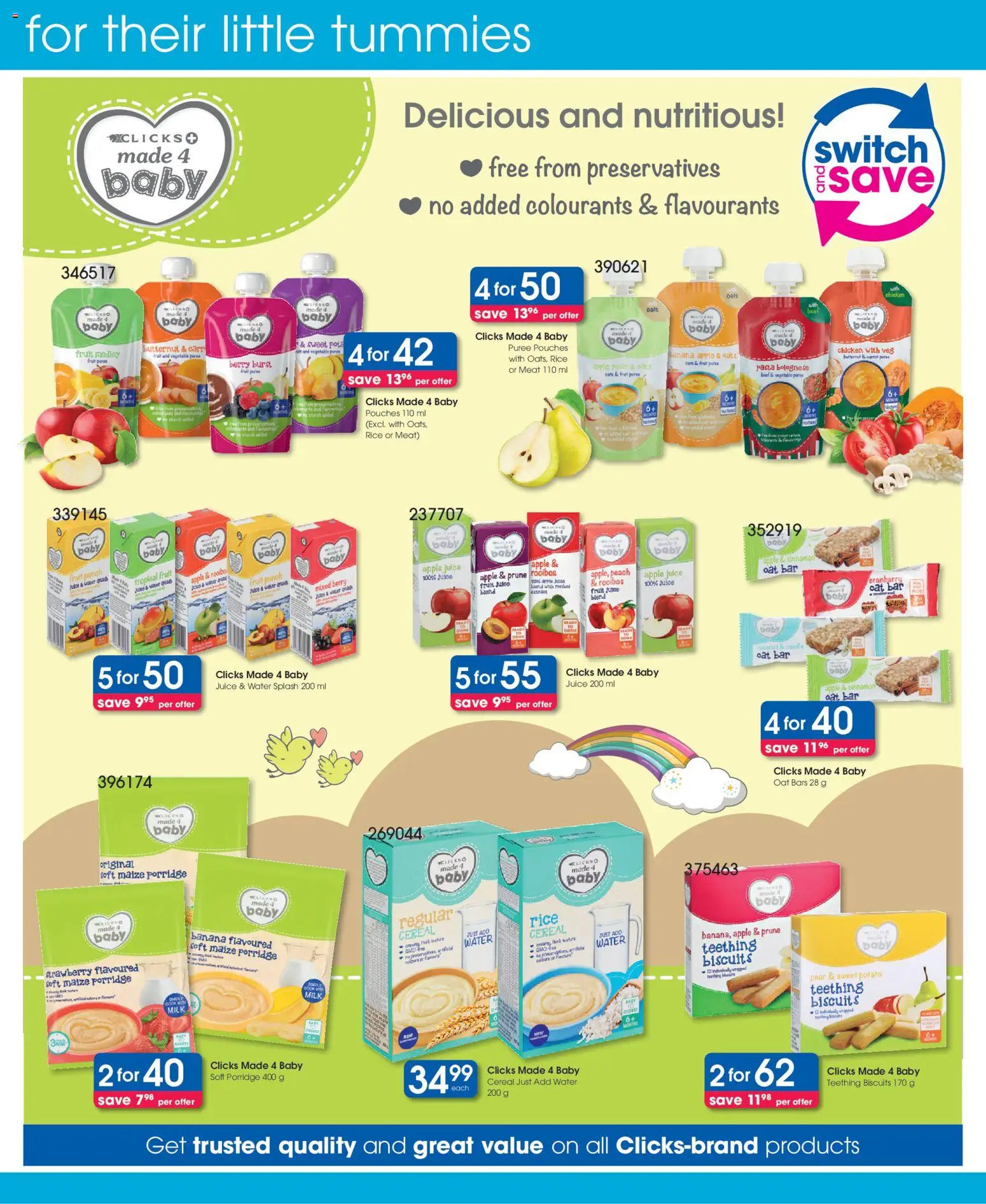 New Clicks catalogue – valid from 23/06/2026 | Page: 32 | Products: Pasta, Water, Fruit, Peach