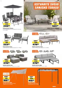 OBI katalog akcije – veljaven od 04.08.2026 | Stran: 3 | Izdelki: Vrtna garnitura, Paviljon, Sedezna garnitura, Kos