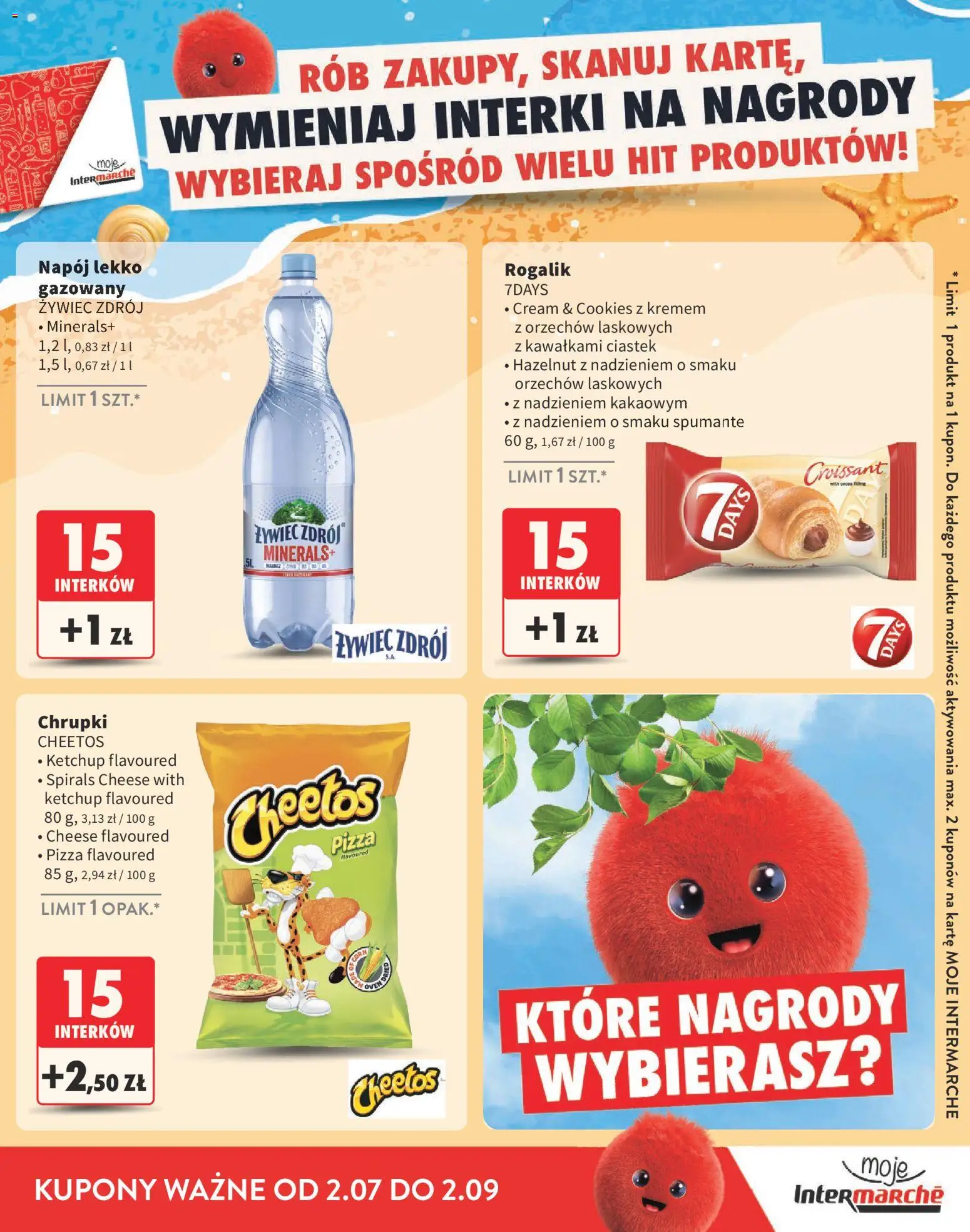 Intermarche gazetka - Katalog nagród od 02.07.2026 | Strona: 5 | Produkty: Ketchup, Chrupki, Pizza