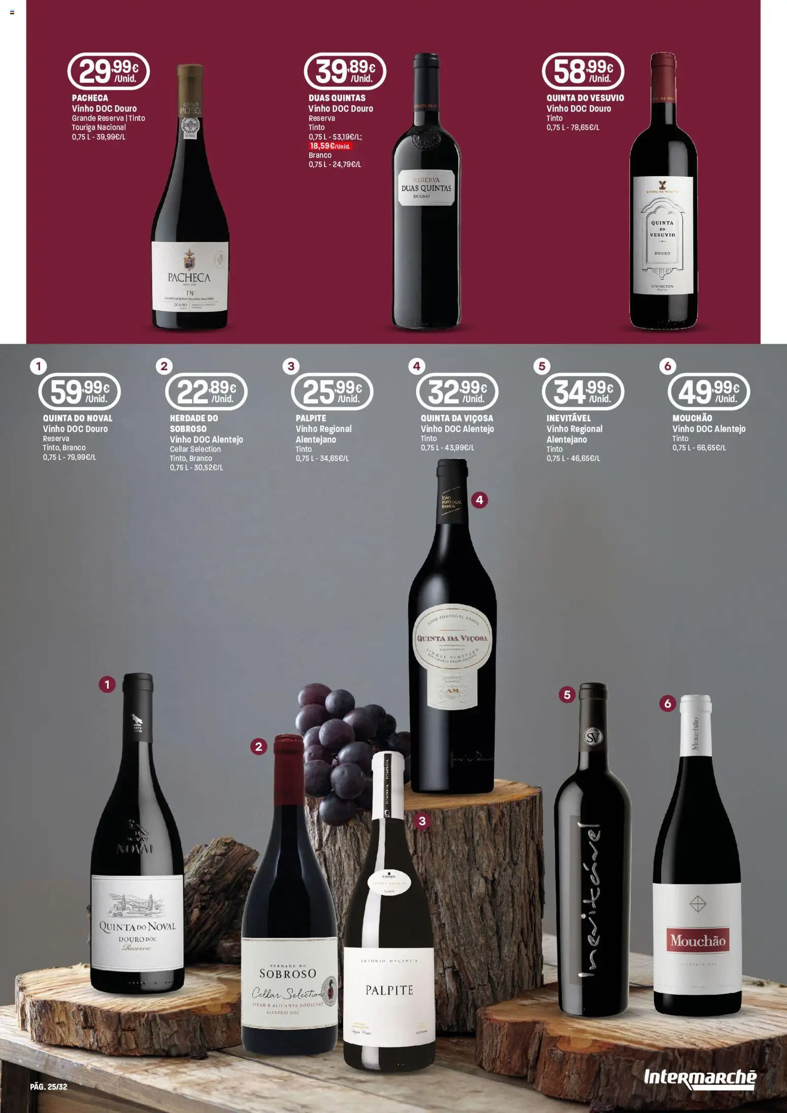 Intermarché folheto Especial Vinhos Super │ válido de 10/09/2026 | Página: 25 | Produtos: Vinho