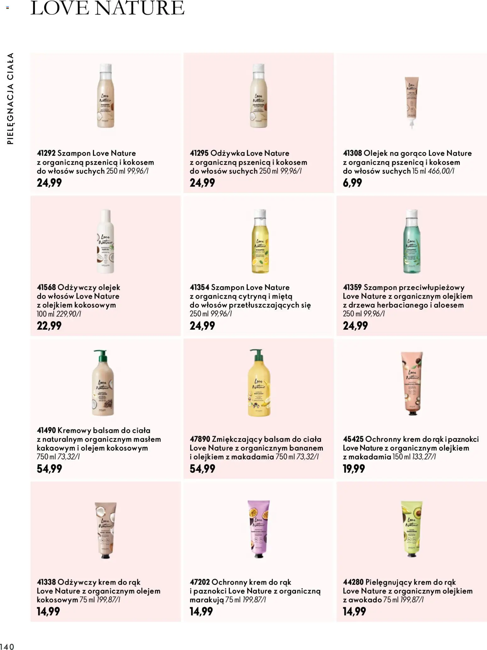Oriflame Katalog 14 2026 od 30.09.2026 | Strona: 140 | Produkty: Odżywka, Krem do rąk, Krem, Awokado