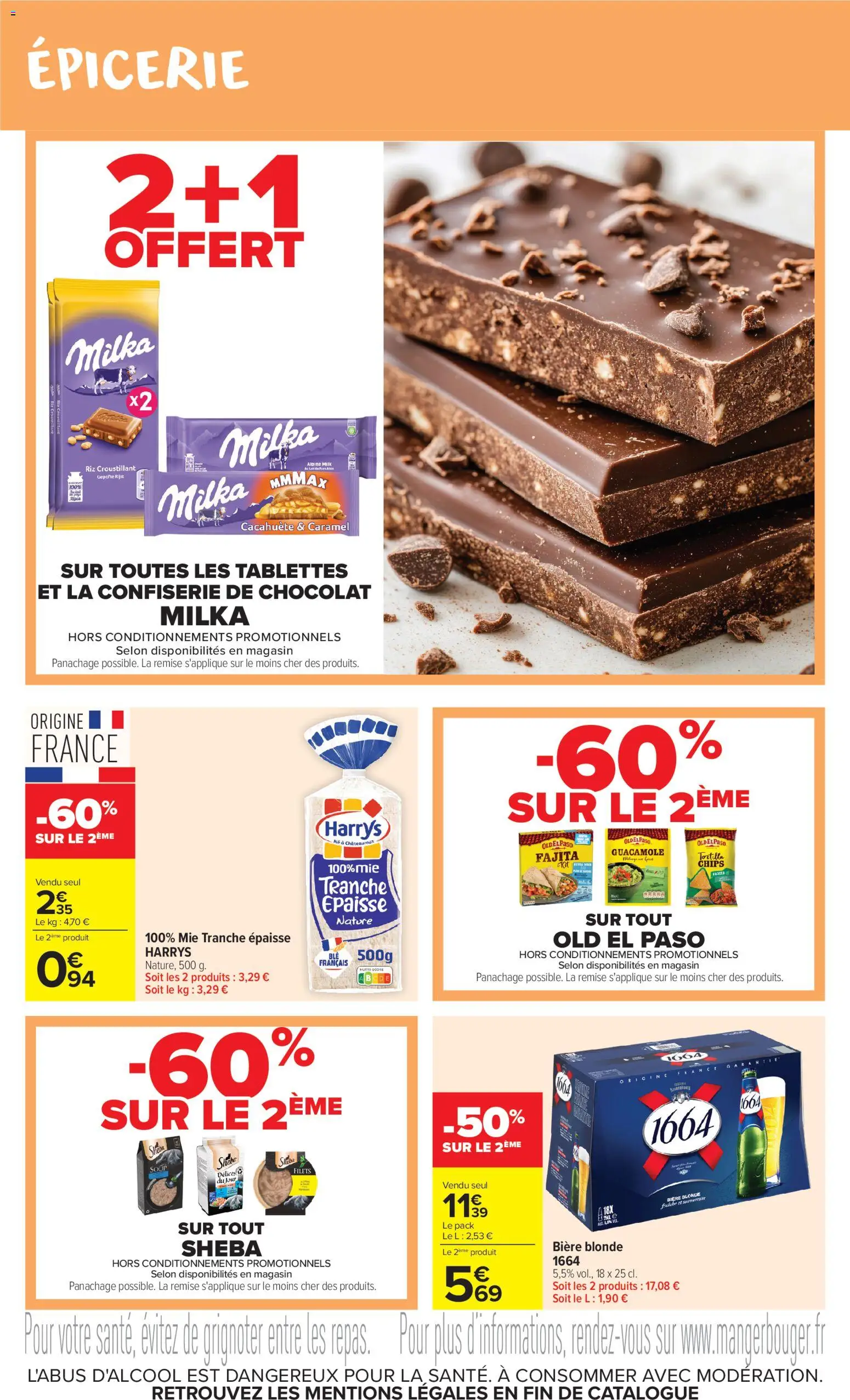 {H1} | Page: 10 | Produits: Cacahuète, Bière blonde, Bière, Chips