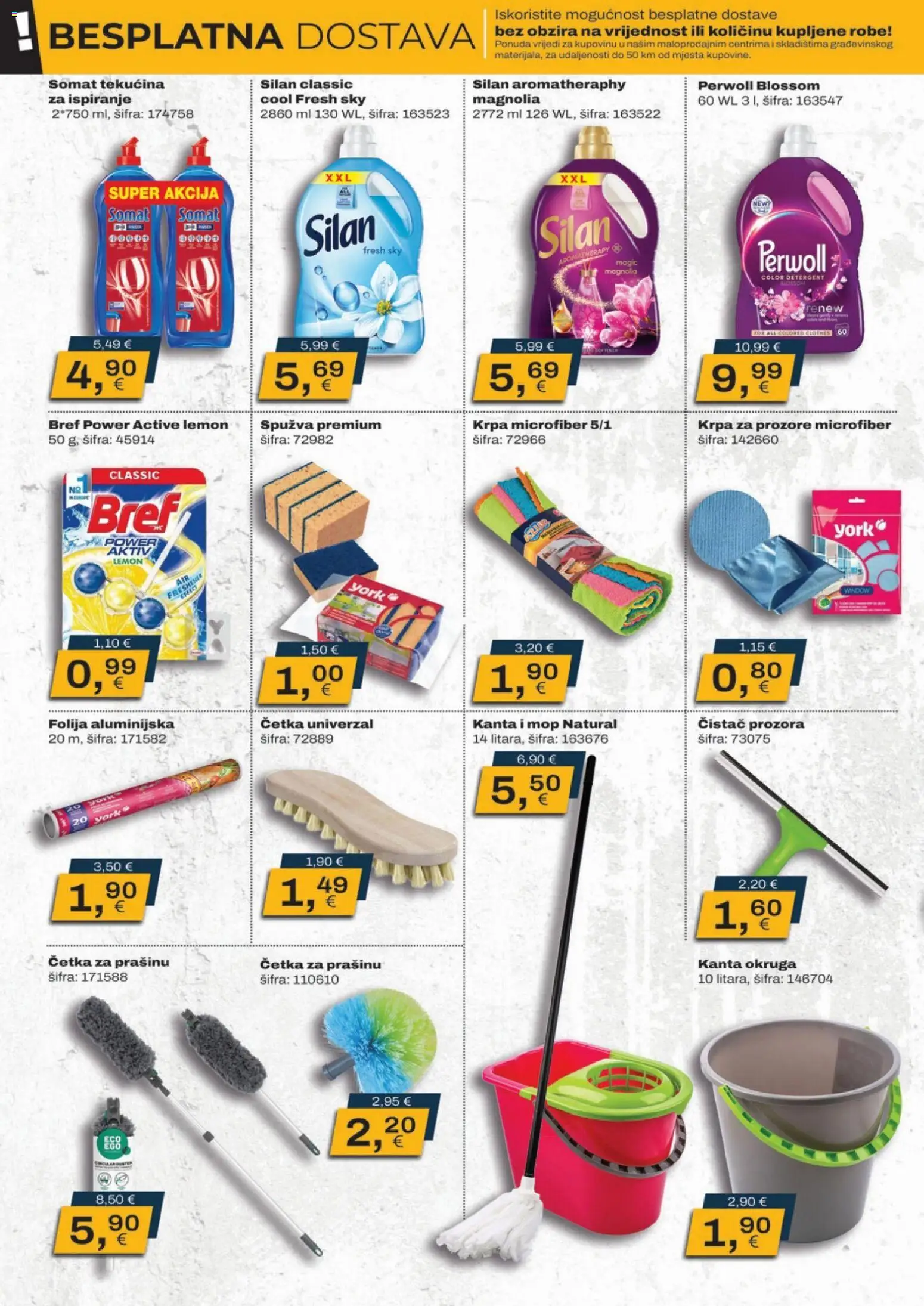 Vinkoprom katalog | vrijedi od 01.09.2026 | Stranica: 6 | Proizvodi: Spužva, Mop, Somat, Perwoll