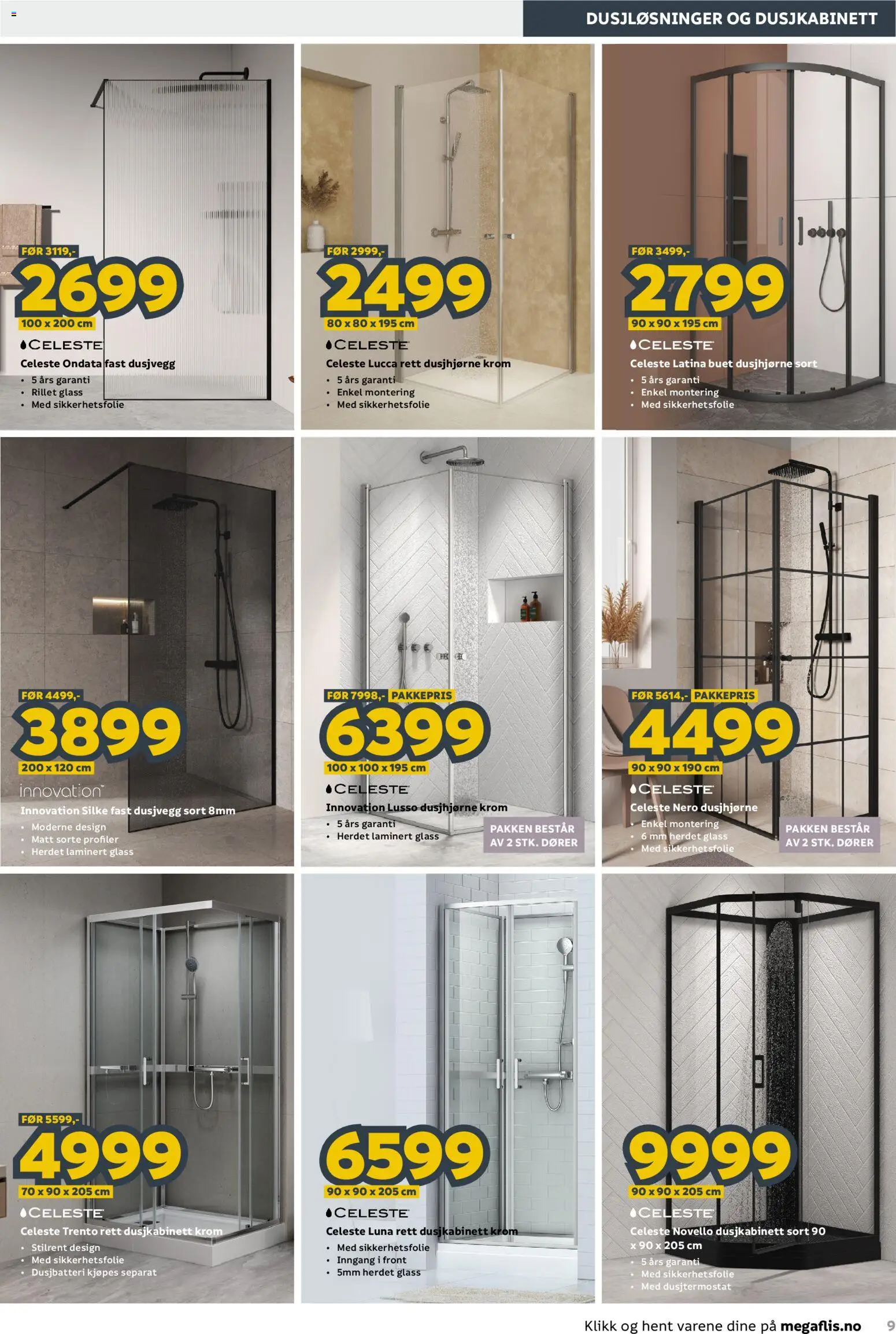 {H1} | Side: 9 | Produkter: Dører, Glass